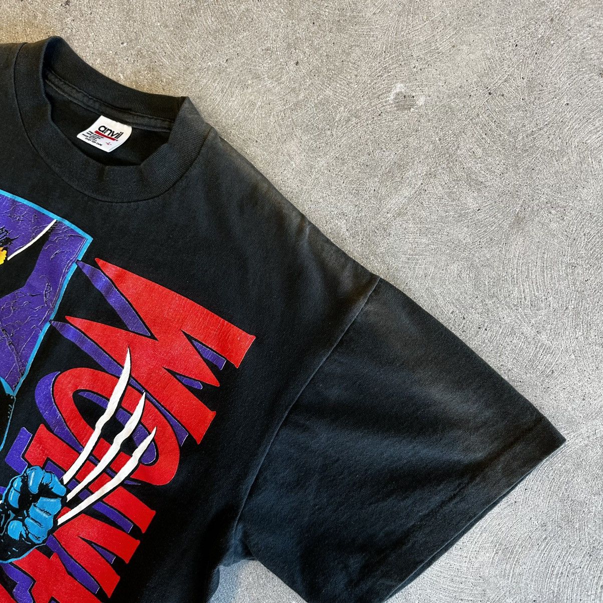 Cartoon Network × Marvel Comics × Vintage Vintage 1993 Wolverine Marvel Comics t shirt Size US L / EU 52-54 / 3 - 5 Thumbnail