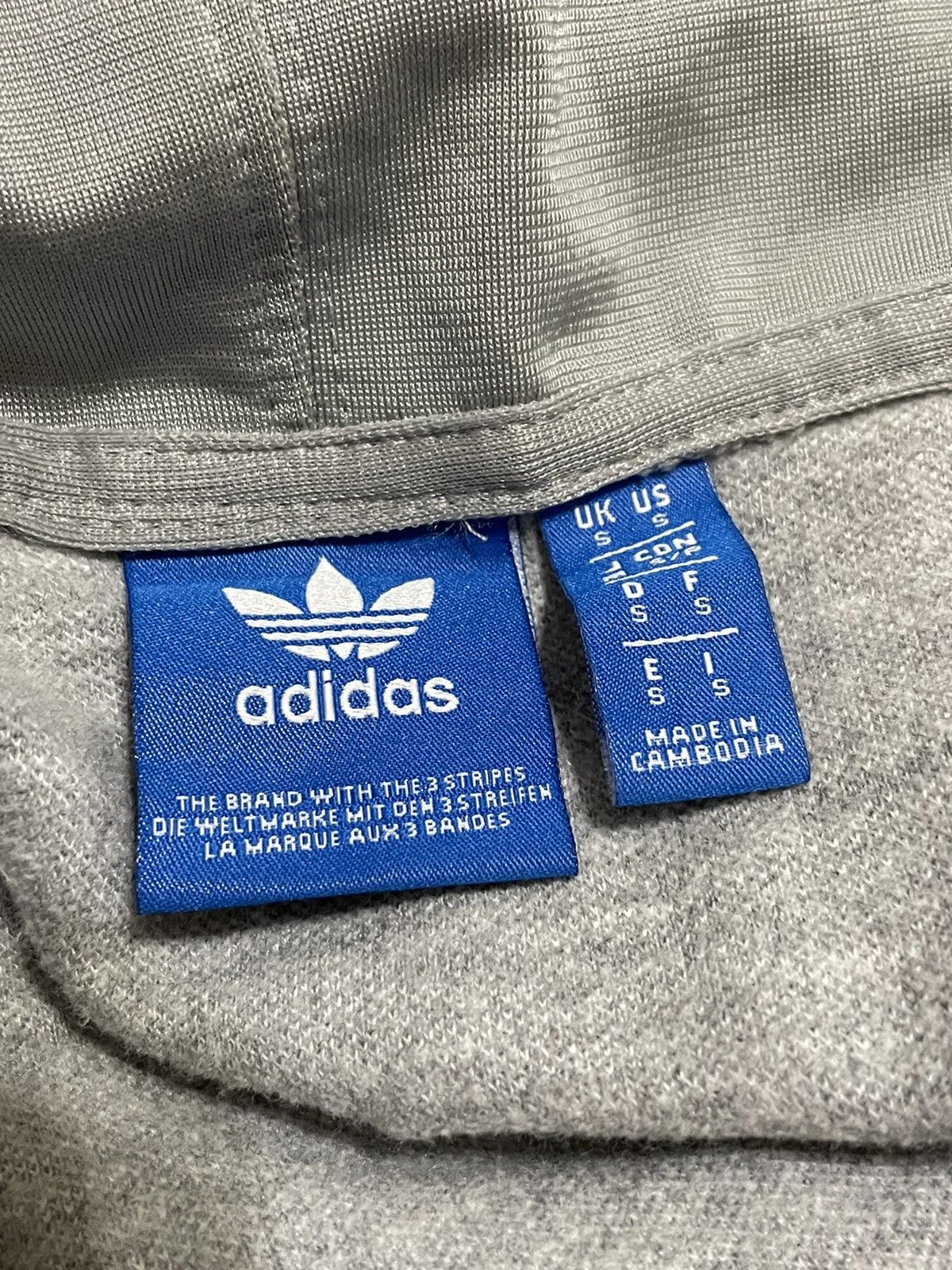 Adidas Adidas 3 Stripes Gray Pullover Hoodie Jacket Men's Size S Size US S / EU 44-46 / 1 - 6 Thumbnail