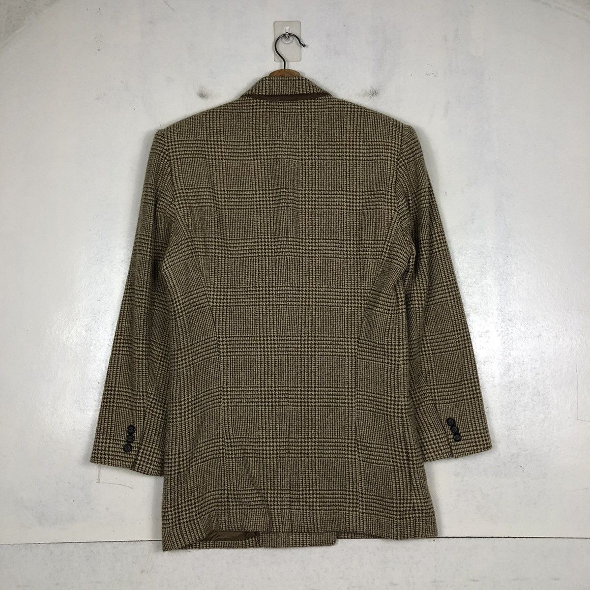 DKNY 📌VINTAGE WOOL JACKET DKNY CHECK ISSEY MIYAKE Size US S / EU 44-46 / 1 - 9 Thumbnail