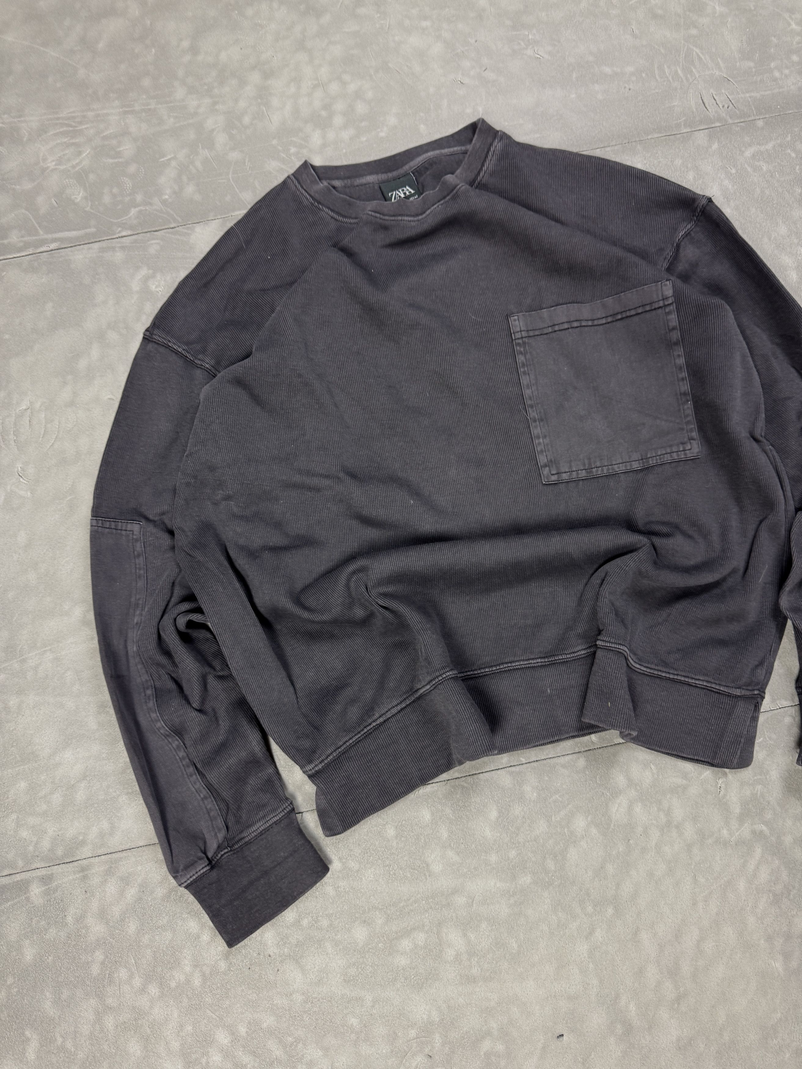 Vintage × Zara Zara washed oversize crewneck 90s 80s y2k sweatshirt Size US L / EU 52-54 / 3 - 3 Thumbnail