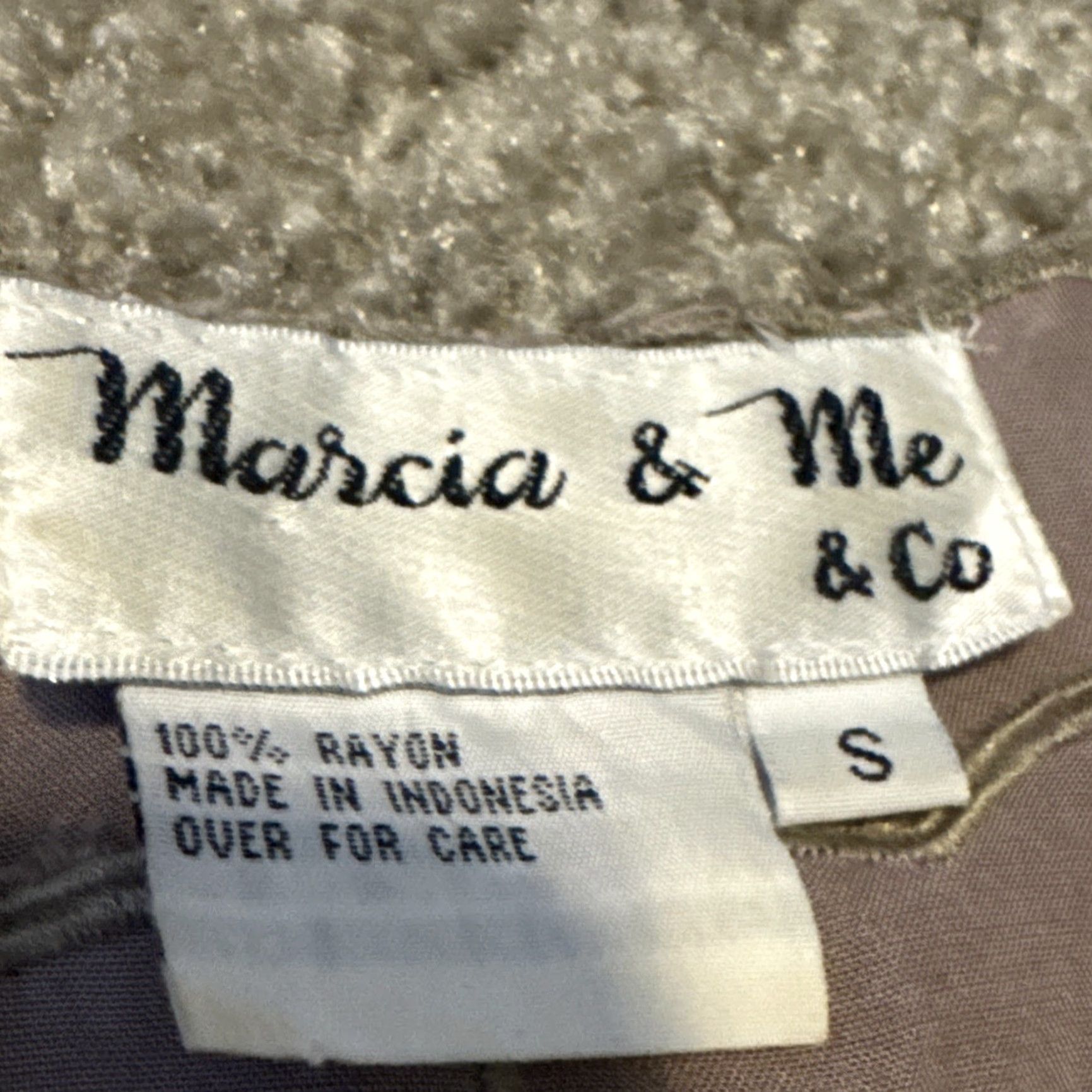 Vintage VINTAGE Marcia & Me & Co Blouse Long Sleeve Women Small Mauve 90s Boho Leaf Cut Out Hem Y2K Top Size S / US 4 / IT 40 - 5 Thumbnail