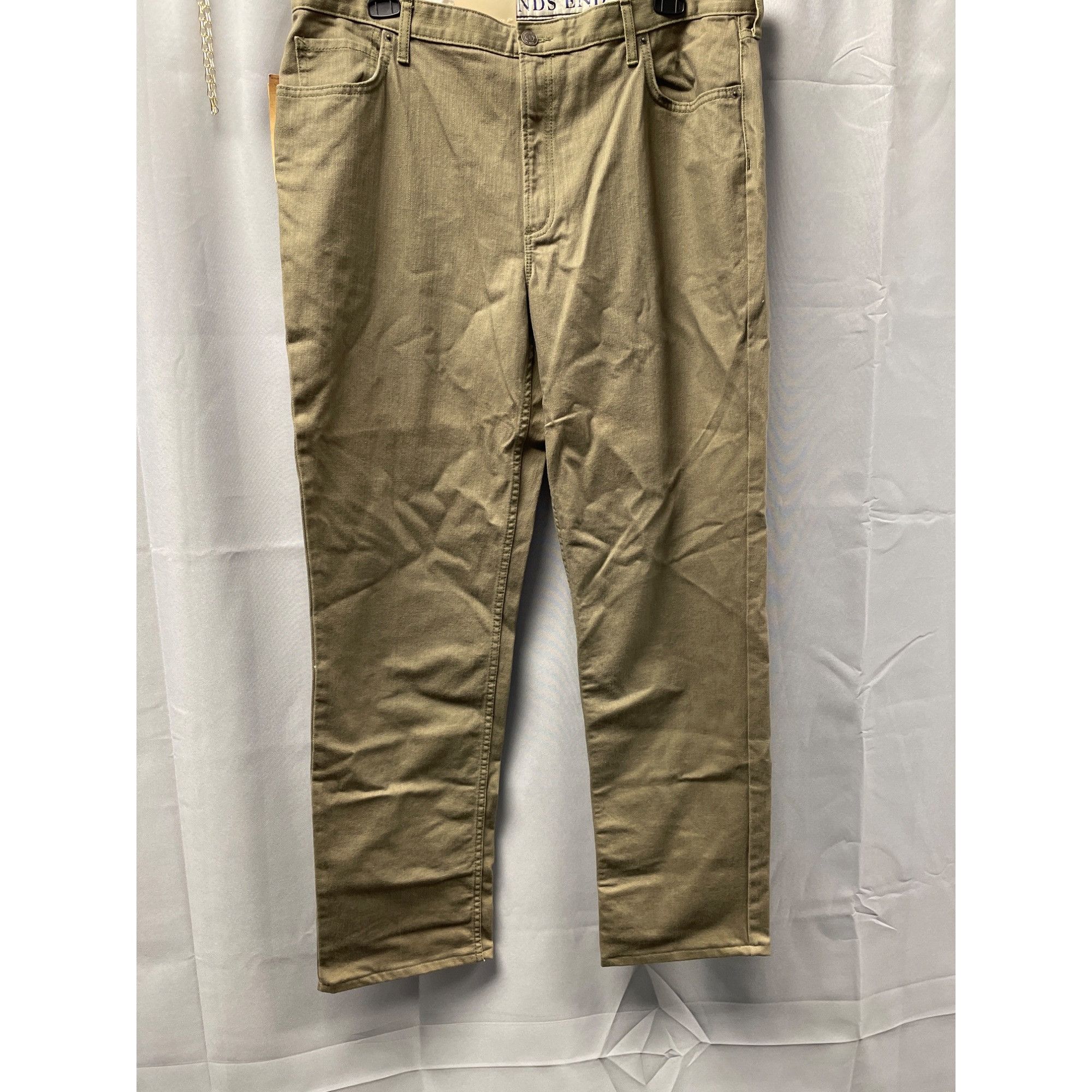 Lands' End Lands End Men's Green Traditional Fit Jeans Size 40 x 32 SKU Size US 40 / EU 56 - 1 Thumbnail