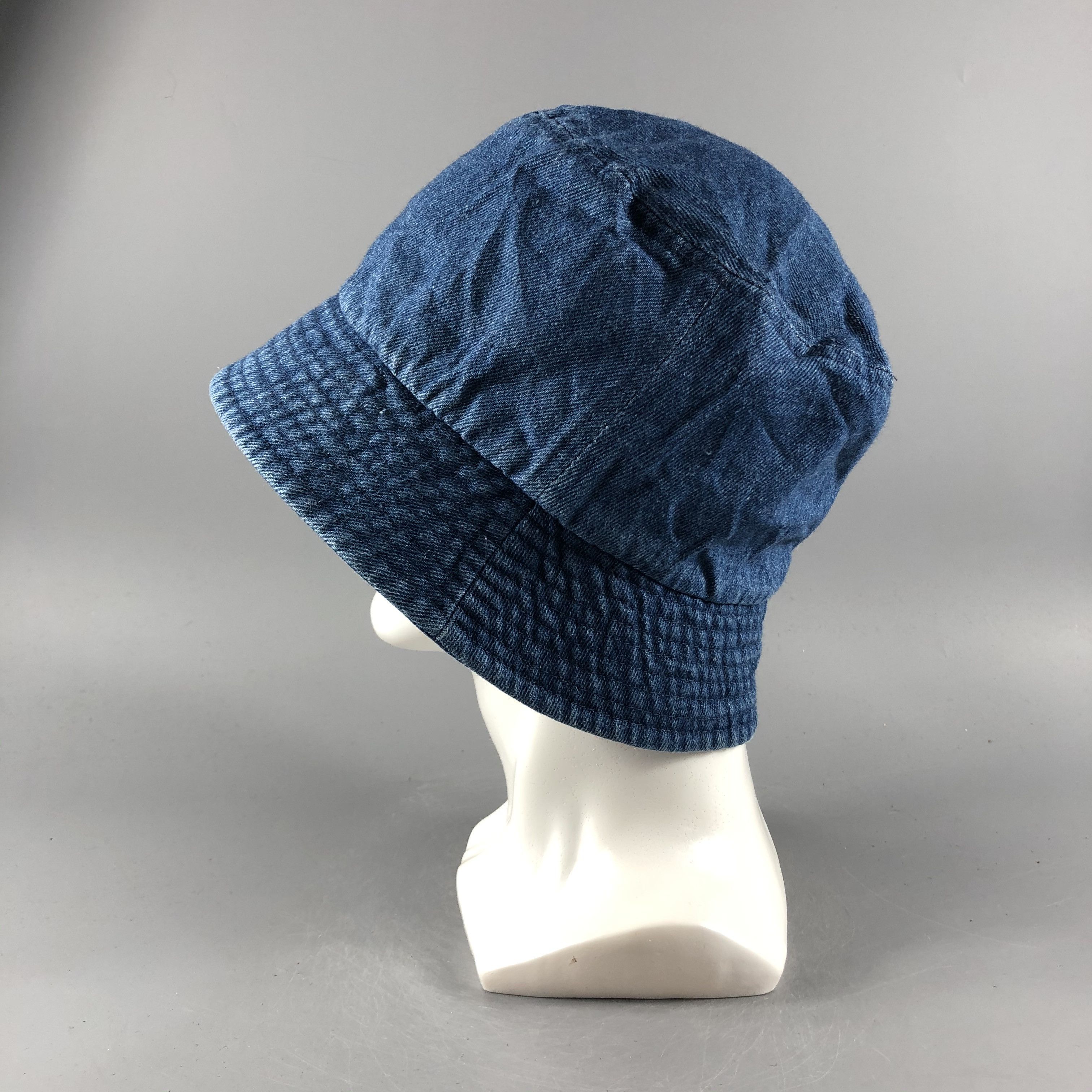 Japanese Brand × Other × Vintage Unknown Denim Cloche Hats -D716 Size ONE SIZE - 1 Thumbnail