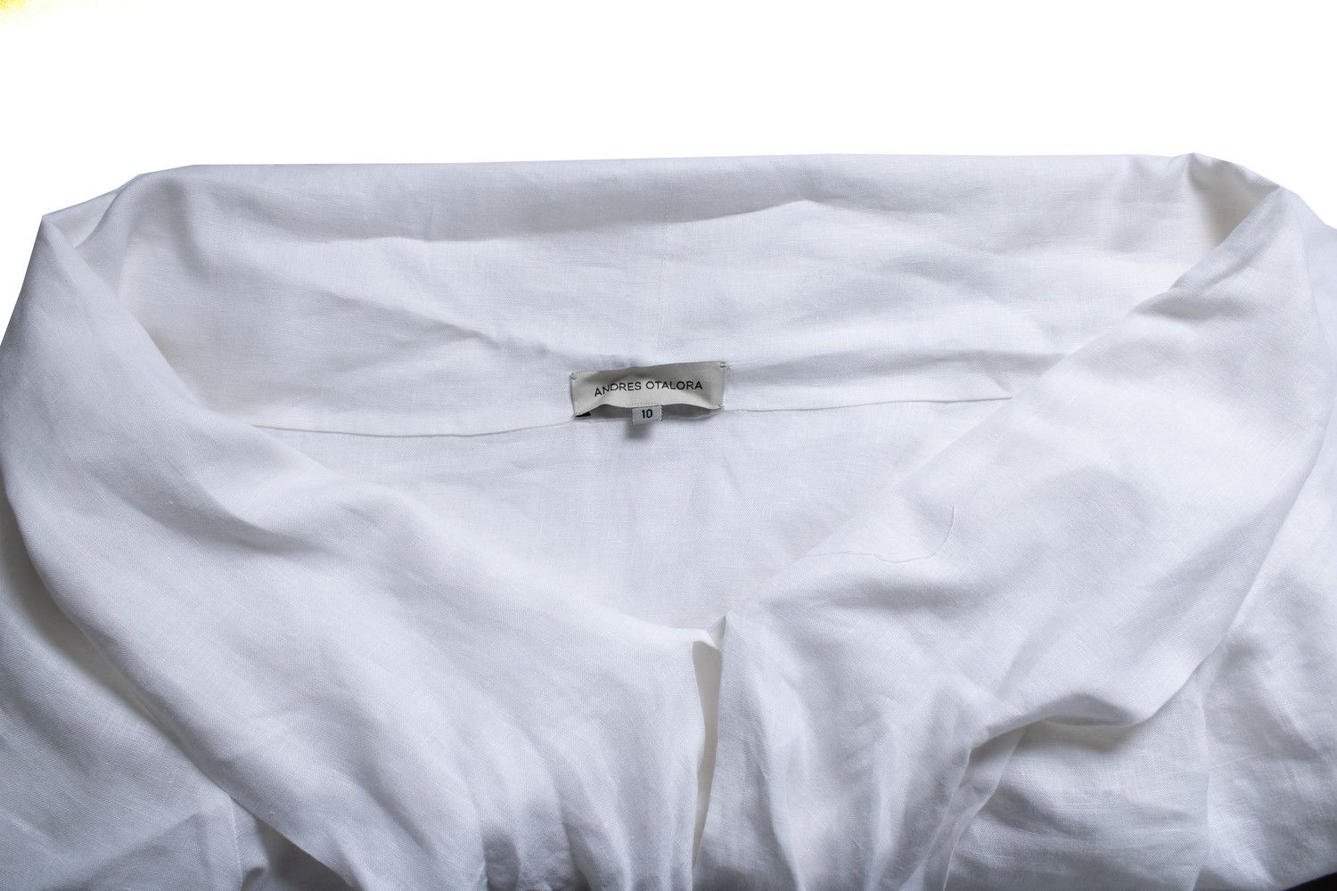 Other Andres Otalora, linen blouse with bow Size L / US 10 / IT 46 - 7 Thumbnail
