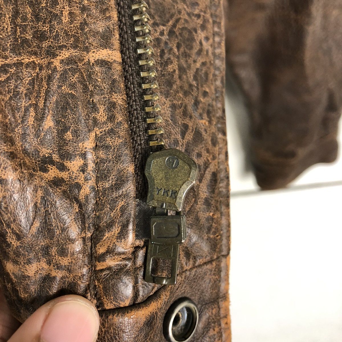 Japanese Brand 🔥Vintage Biker Leather Jacket Bayleaf Anch Issey Miyake Size US M / EU 48-50 / 2 - 17 Thumbnail