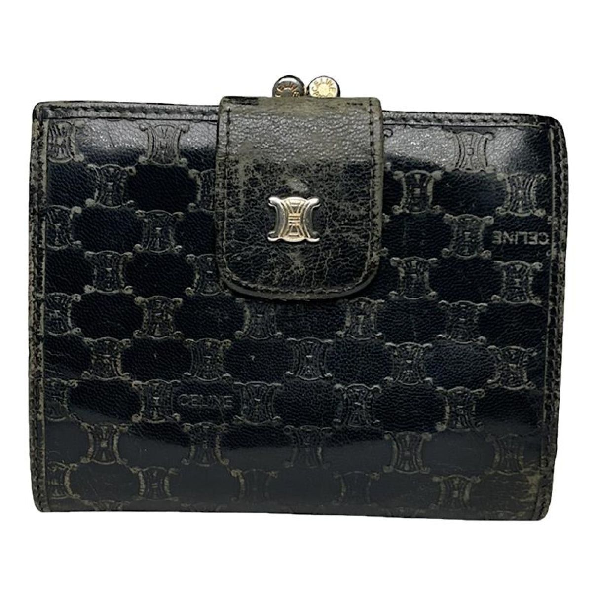 Celine Triomphe Black Leather Wallet Size ONE SIZE - 1 Thumbnail