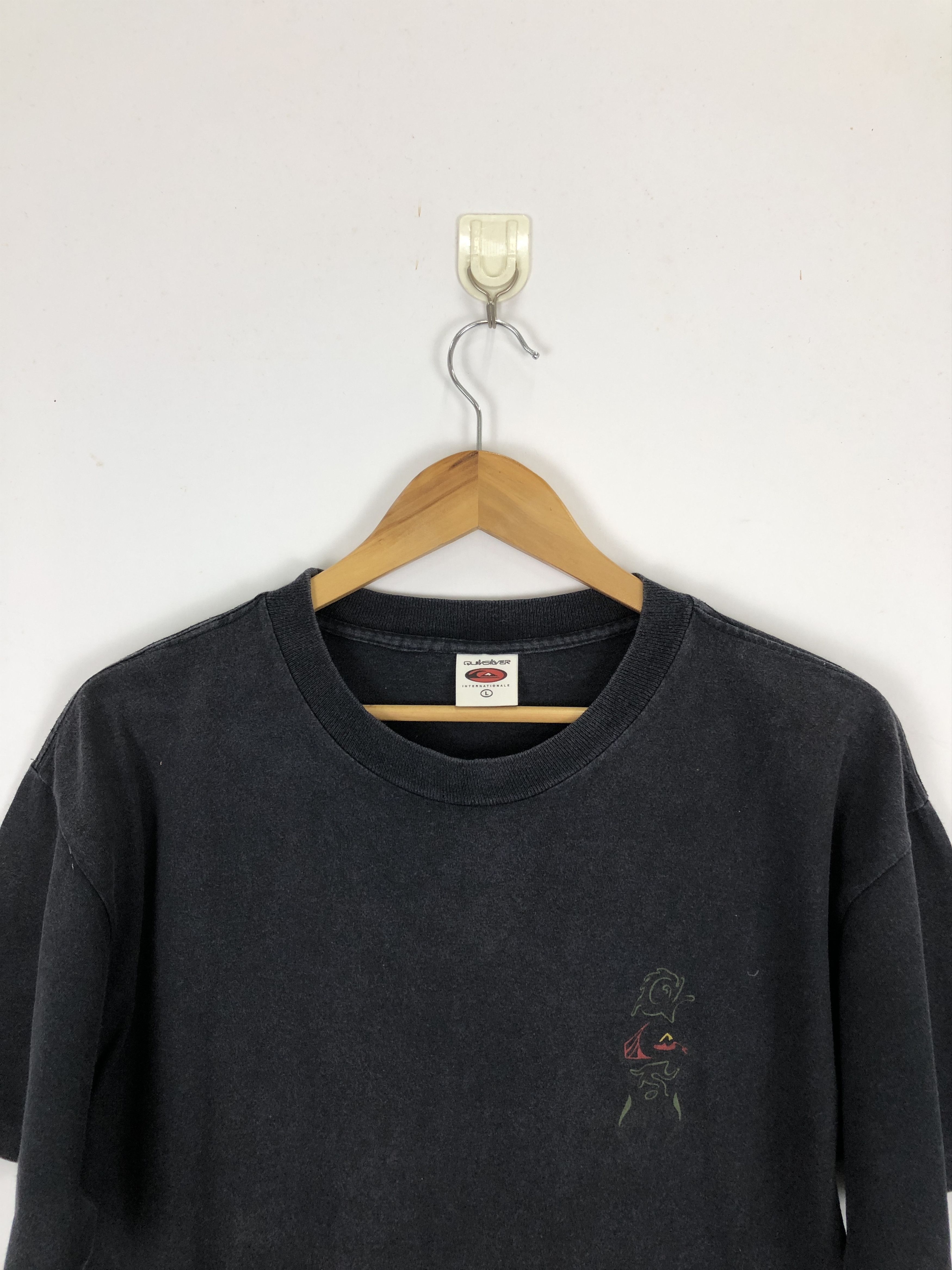 Quiksilver × Vintage Vintage 90s Quiksilver Surfing Short Sleeve T-shirt TA0490 Size US L / EU 52-54 / 3 - 4 Thumbnail