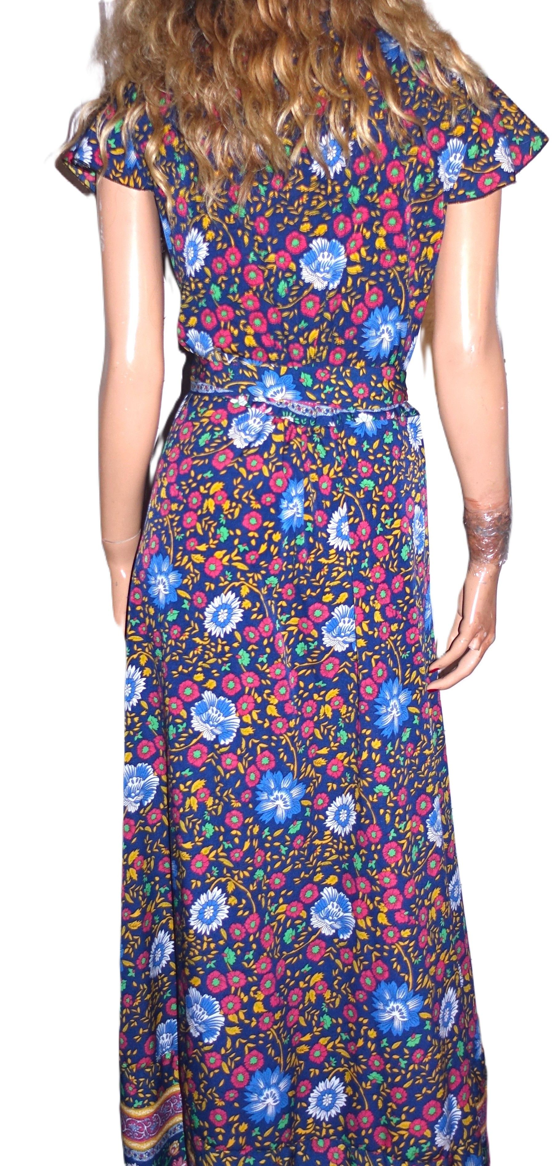 Other Highness Floral Boho Wrap Dress L Size L / US 10 / IT 46 - 6 Thumbnail