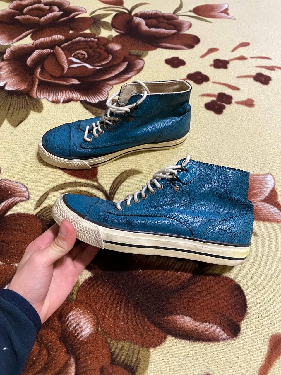 Diesel DIESEL Vintage High Sneakers Streetwear Denim Size US 7 / EU 40 - 1 Thumbnail
