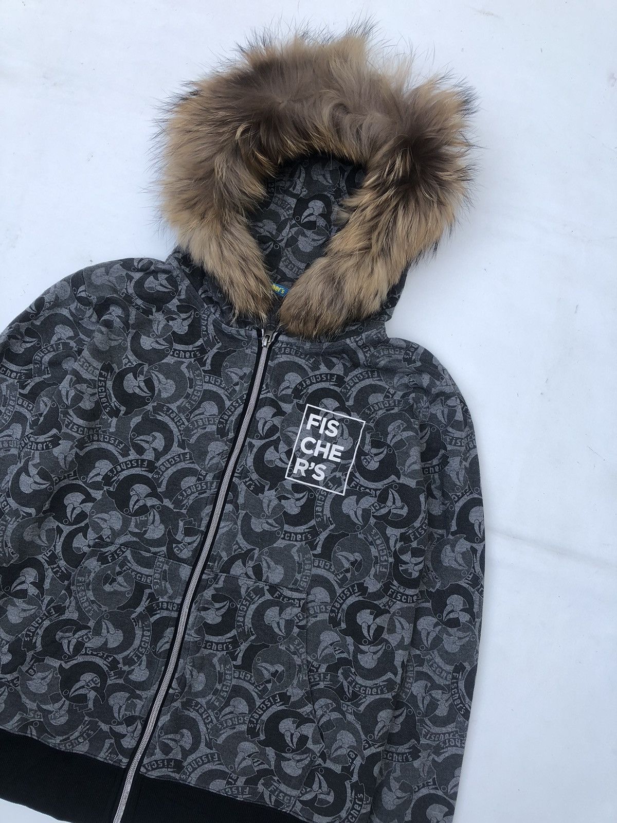 If Six Was Nine Japanese Fur Zip Hoodie Fischer’s Goa Style Size US M / EU 48-50 / 2 - 3 Thumbnail