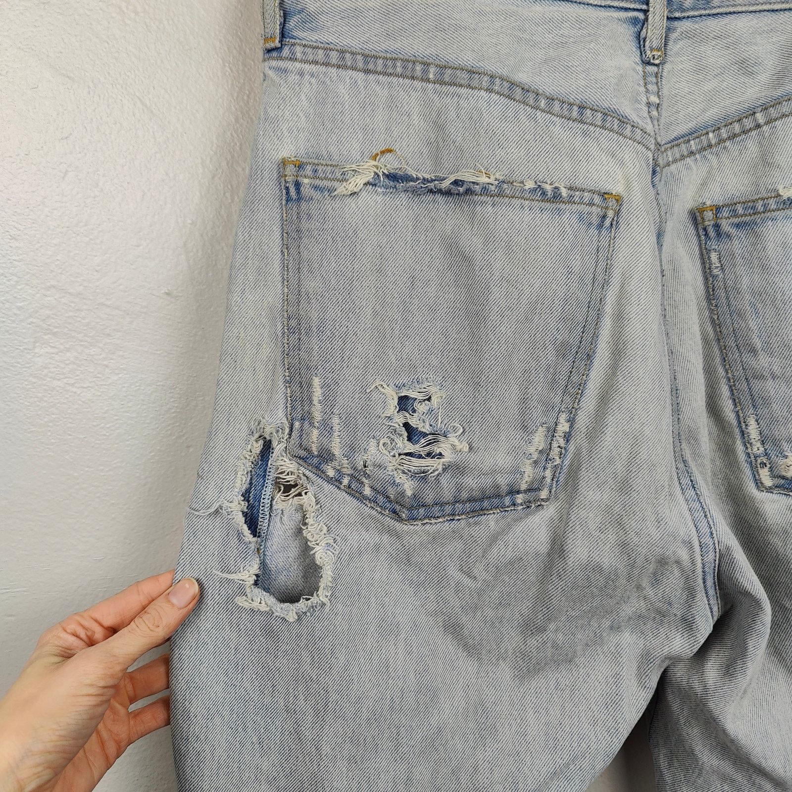 Agolde Agolde 90s Mid-Rise Loose Fit Jeans Womens 27 Fall Out Size 27" / US 4 / IT 40 - 5 Thumbnail