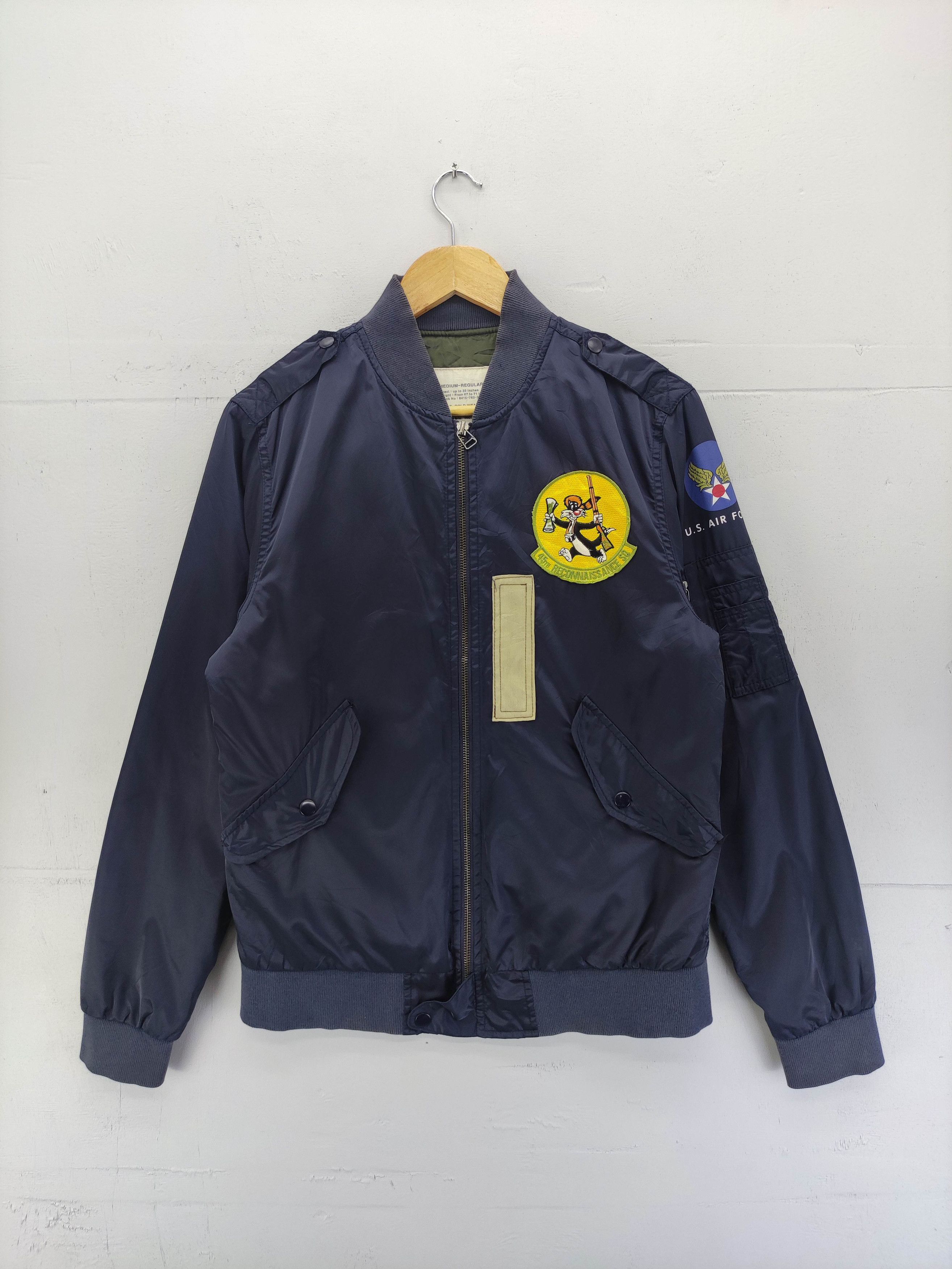 Aspesi Vintage Aspesi Bomber Jacket Embroidery Big Logo Size US M / EU 48-50 / 2 - 1 Thumbnail