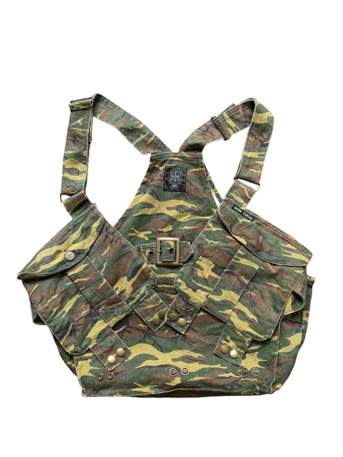 Dogtown × Vintage Vintage 90’s Dogtown Camo Tactical Vest Size US M / EU 48-50 / 2 - 3 Thumbnail