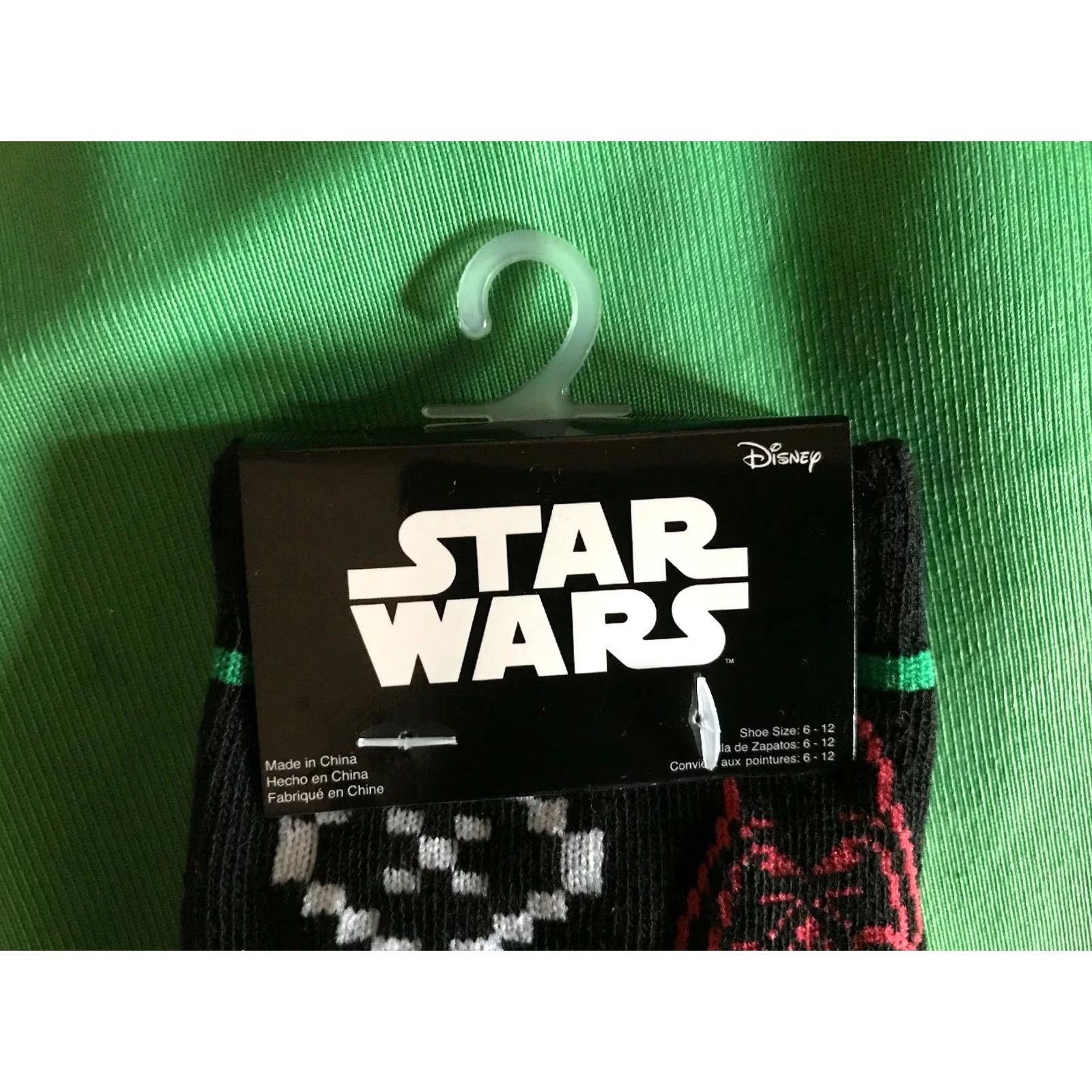 Star Wars NEW. Darth Vader Star Wars Crew Socks 6-12 Unisex Adults Multicolor Polyester Blend 1 Pair HYP Star Wars Theme Socks Size ONE SIZE - 3 Thumbnail