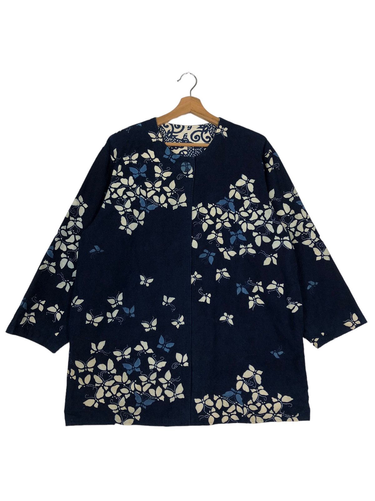 Blue Blue Japan Vintage Full Print BlueBlue Japan Design Jacket Traditional Size US M / EU 48-50 / 2 - 1 Thumbnail
