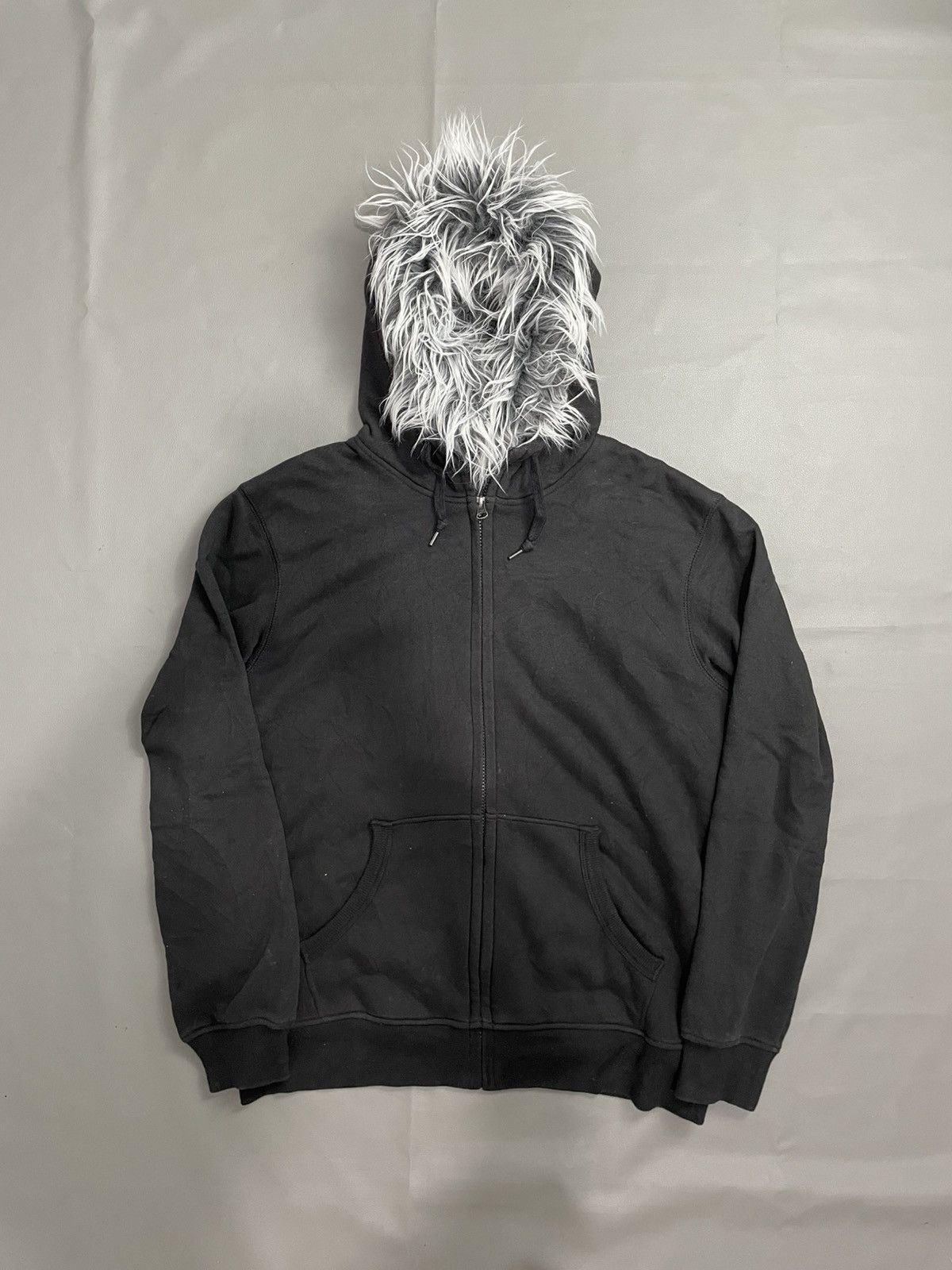 Japanese Brand Japanese Fleece Sherpa Fur Zip Hoodie Size US XL / EU 56 / 4 - 1 Thumbnail