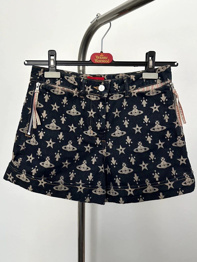 Vivienne Westwood Vivienne Westwood sizeS Saturn Logo Cowboy Trousers Size 26" / US 2 / IT 38 - 2 Thumbnail