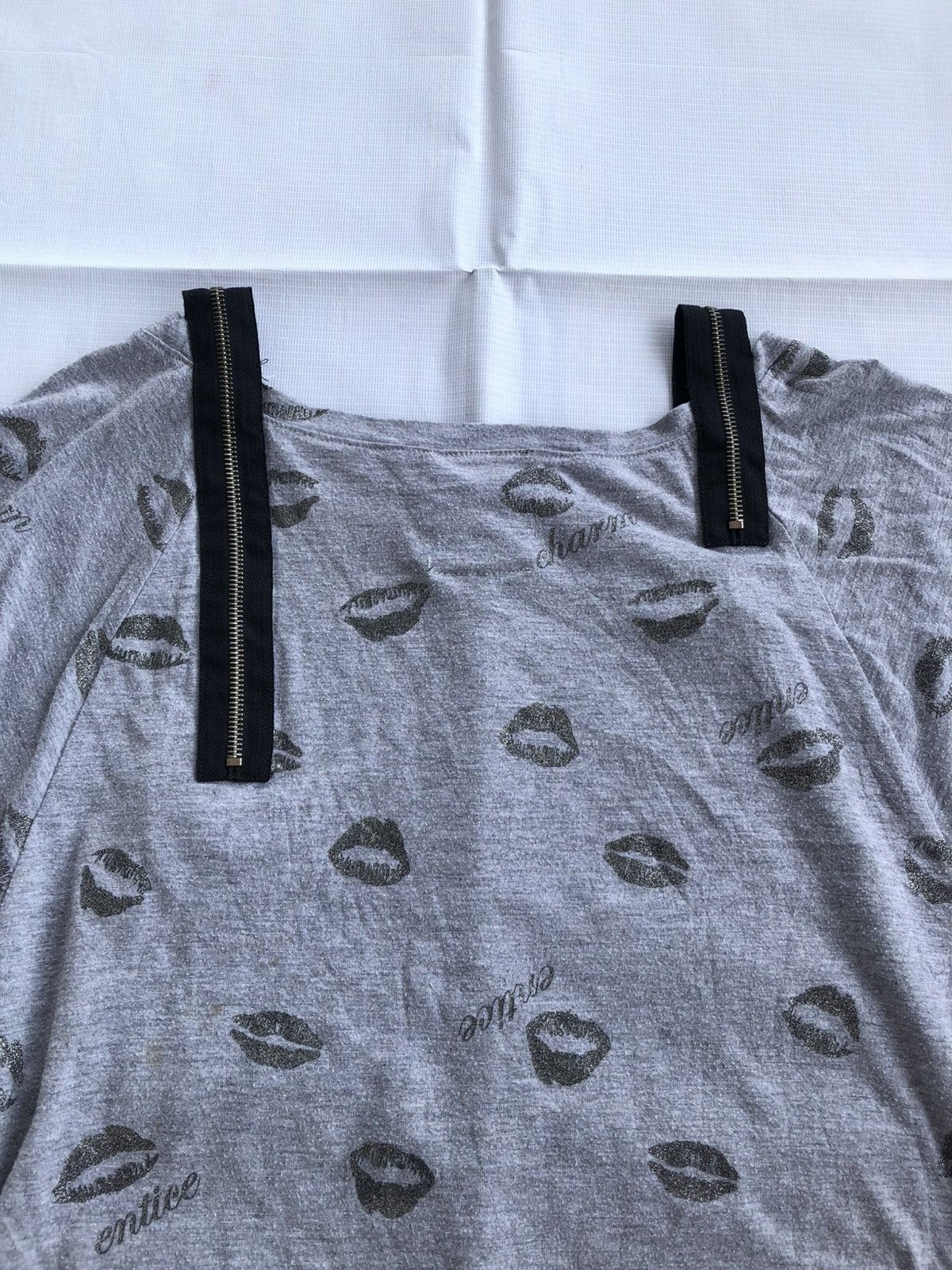 If Six Was Nine Y2K Punk Zipper Style Plein Beaute women’s shirt Size L / US 10 / IT 46 - 6 Thumbnail