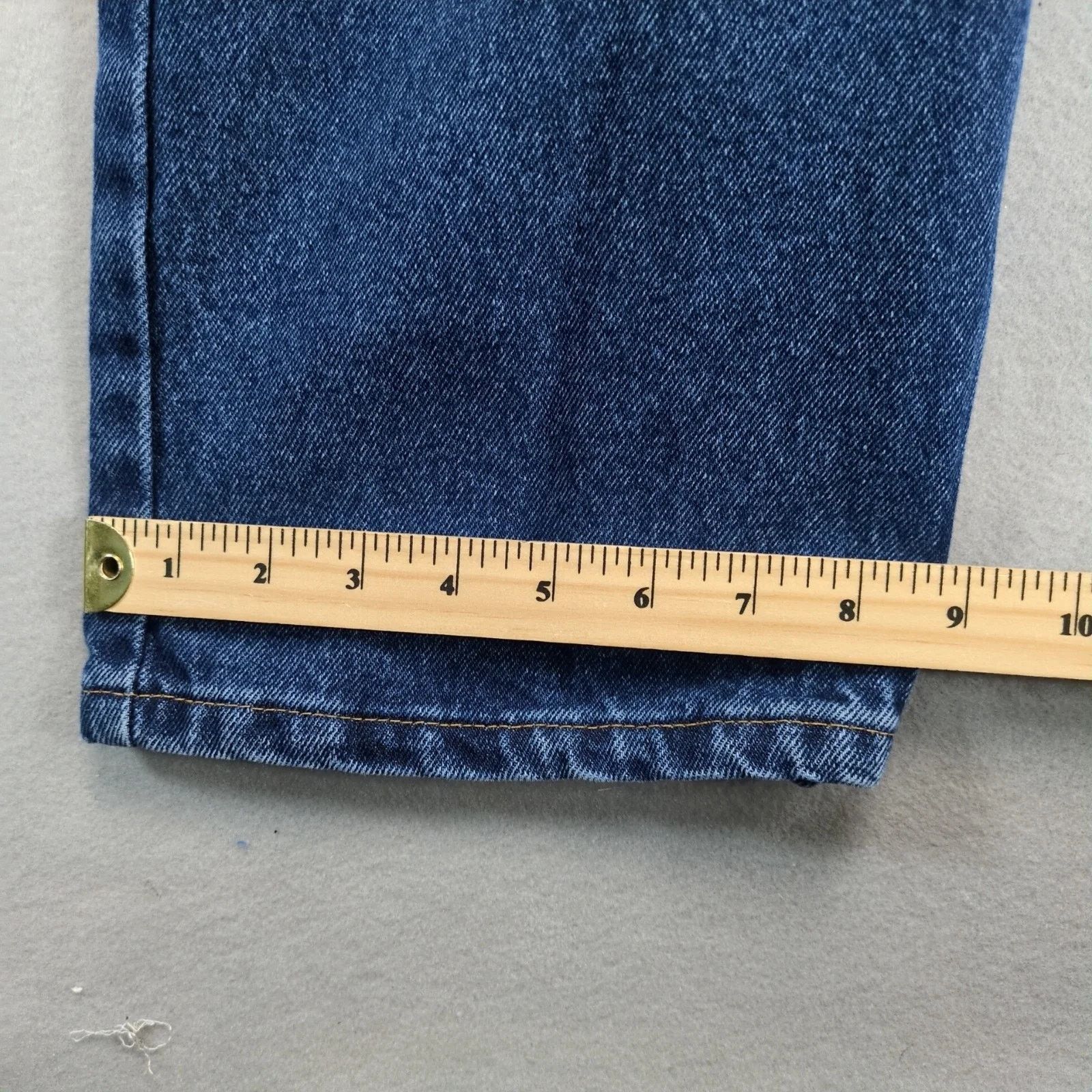 Wrangler Wrangler Relaxed Fit Jeans Men's 44x30 100% Cotton Dark Wash Size US 44 / EU 60 - 9 Thumbnail