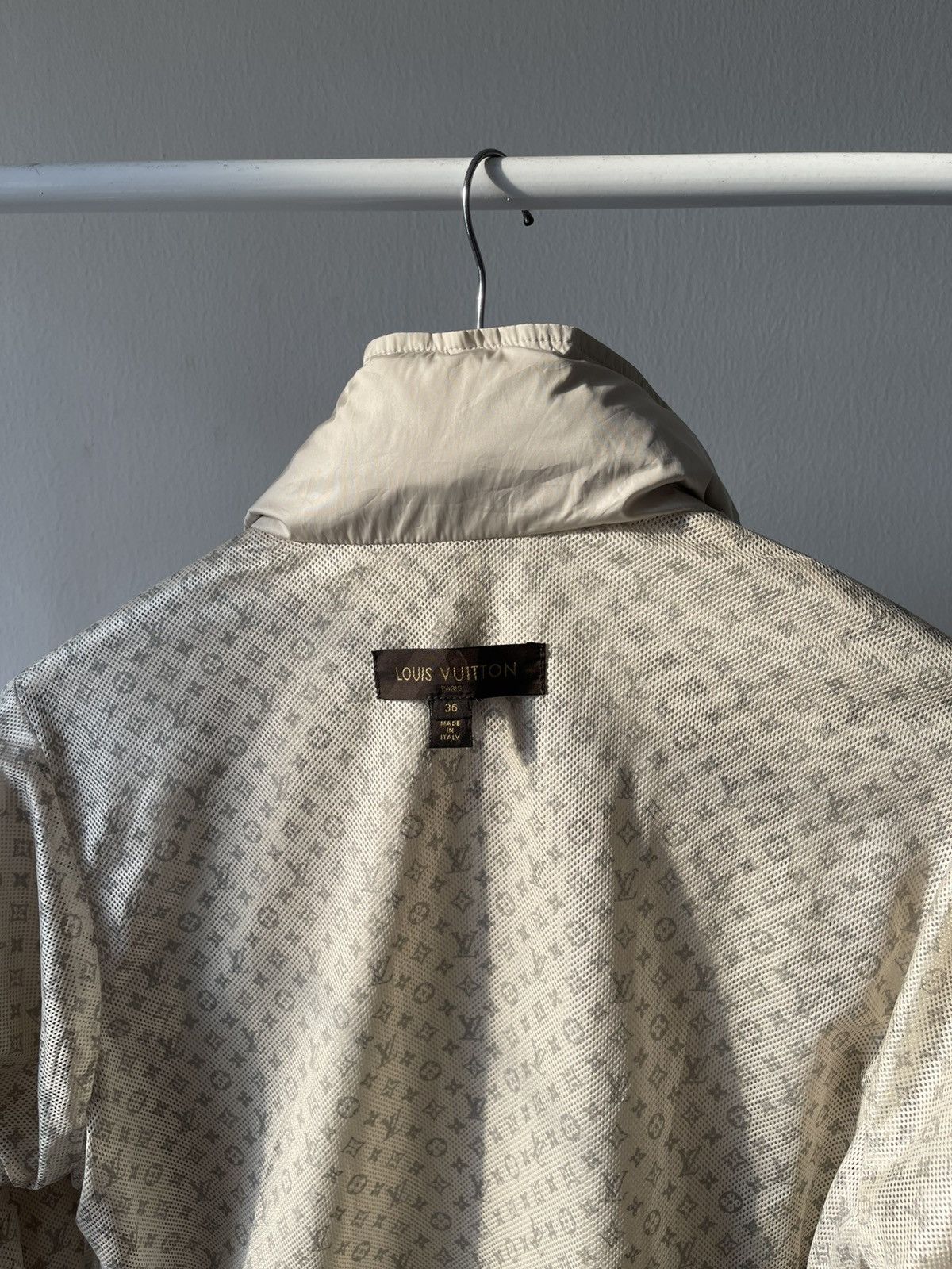 Louis Vuitton Louis Vuitton Monogram Linen Windbreaker Zip Hoodie Size US M / EU 48-50 / 2 - 12 Thumbnail