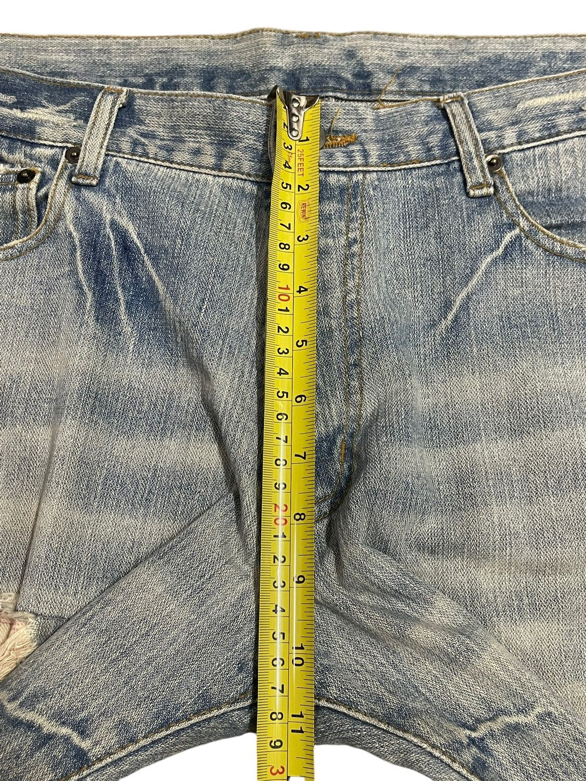 Kapital Vintage Japanese Brand Destroy Distressed Style Baggy Jeans Size US 34 / EU 50 - 15 Thumbnail