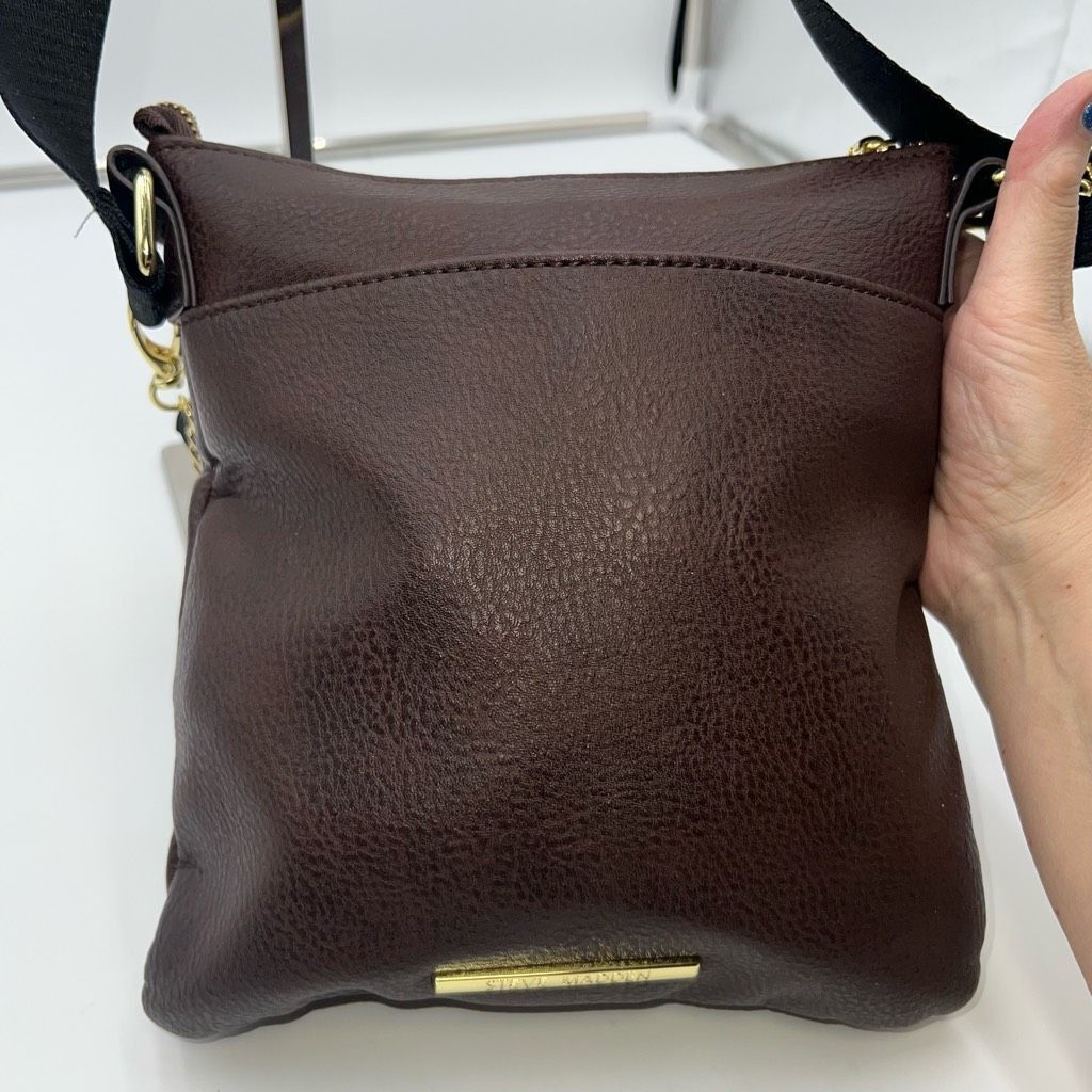Steve Madden Steve Madden Faux Leather Crossbody Signature Bag with Guita Size ONE SIZE - 7 Thumbnail