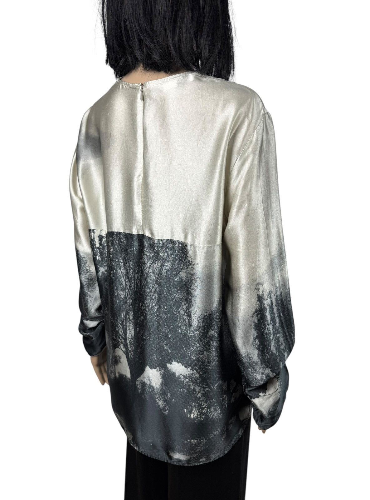 Stella McCartney Stella McCartney Silk Blouse Tree Printed Longsleeve size M Size M / US 6-8 / IT 42-44 - 8 Thumbnail