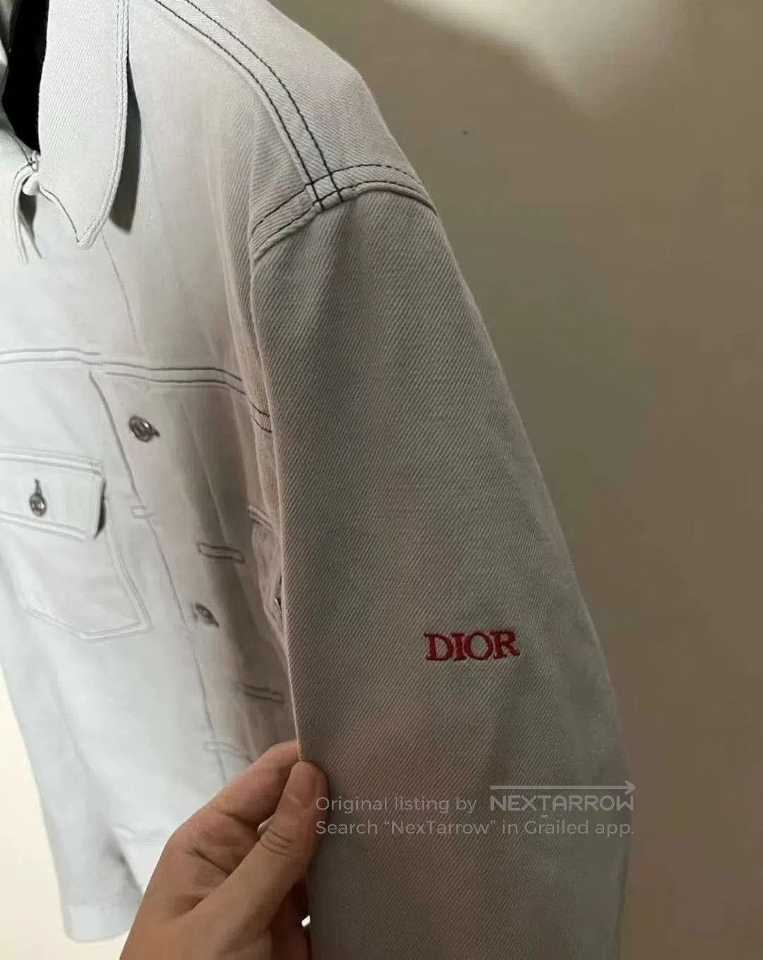 Dior Dior Gray Back Tiger Embroidery Jacket. Size US M / EU 48-50 / 2 - 3 Thumbnail