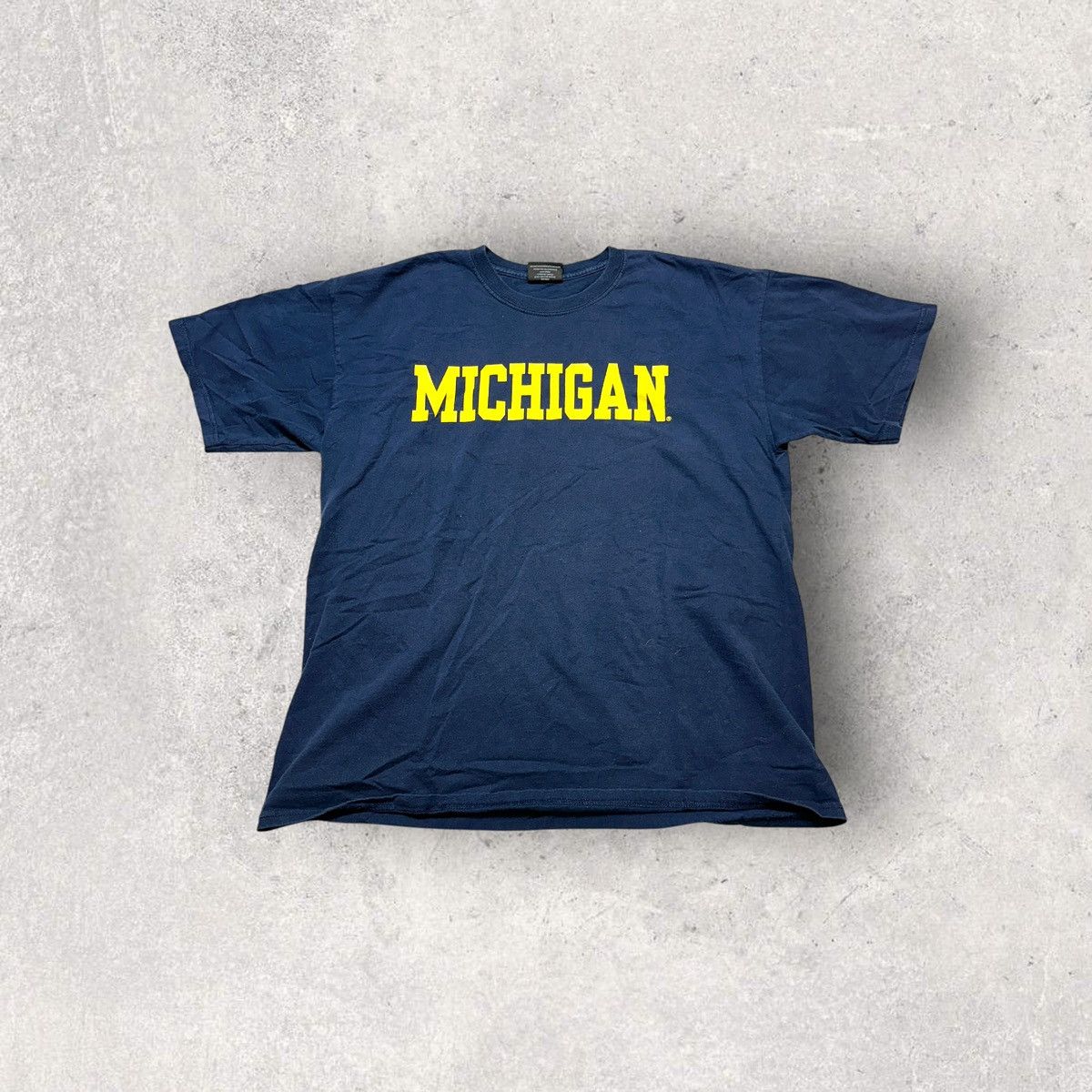 Steve And Barrys × Vintage Vintage Michigan tee Size US XL / EU 56 / 4 - 1 Thumbnail
