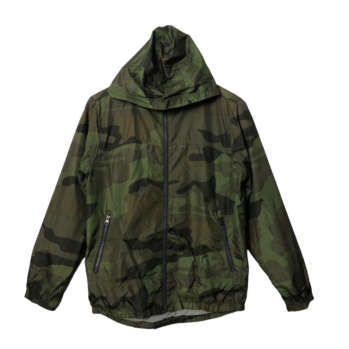 Gap Vintage Gap Camo Zipper Ups Hoodie Jacket Size US M / EU 48-50 / 2 - 1 Thumbnail