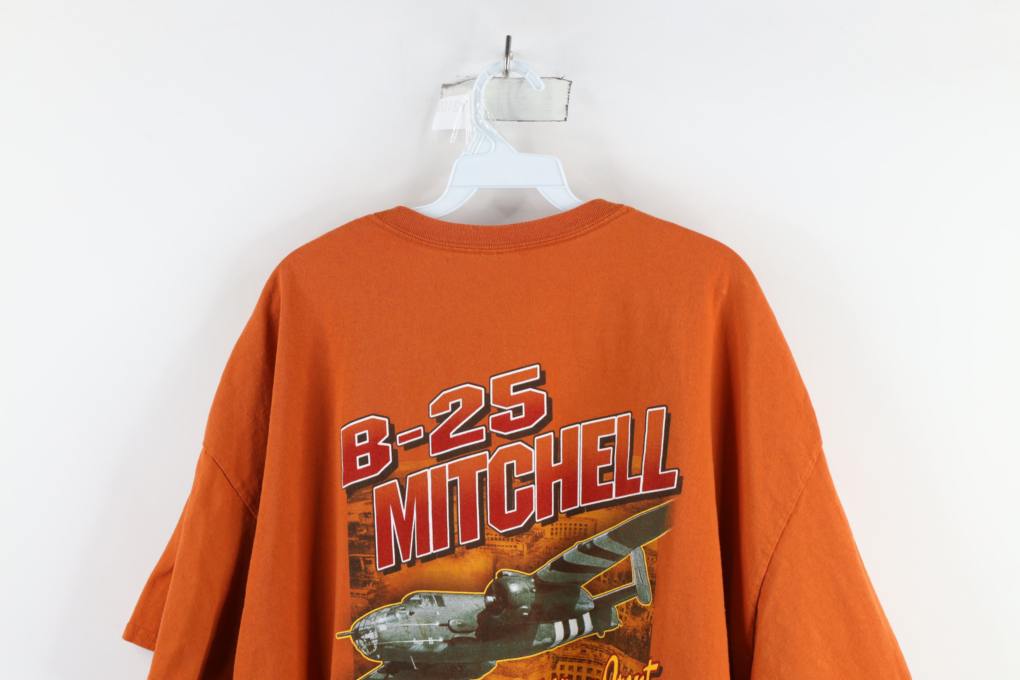 Vintage Vintage 90s B-25 Mitchell Alpha Strike Military Jet T-Shirt Size US XXL / EU 58 / 5 - 10 Thumbnail