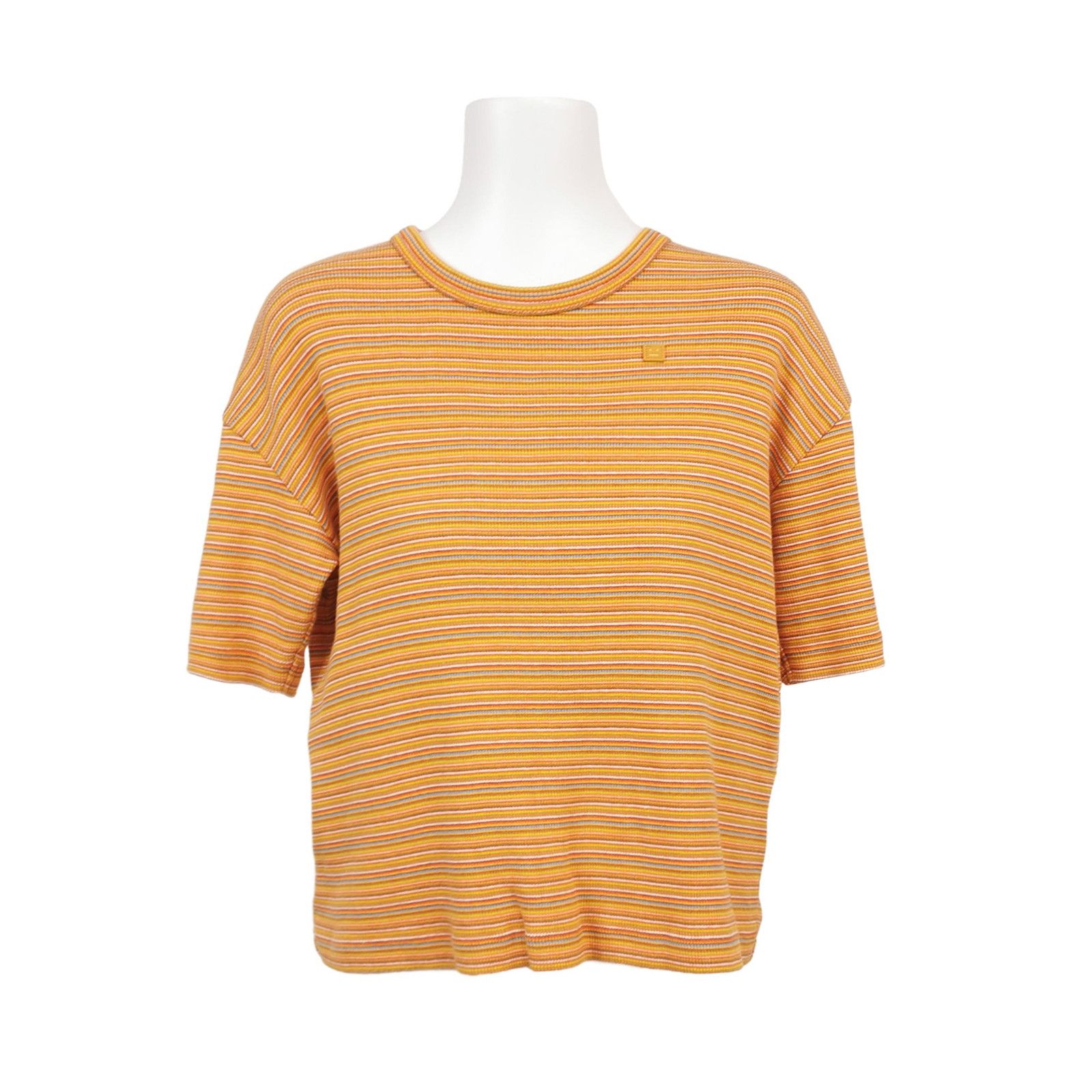Acne Studios Acne Studios Striped Cotton Short-Sleeve Top Size S / US 4 / IT 40 - 1 Thumbnail