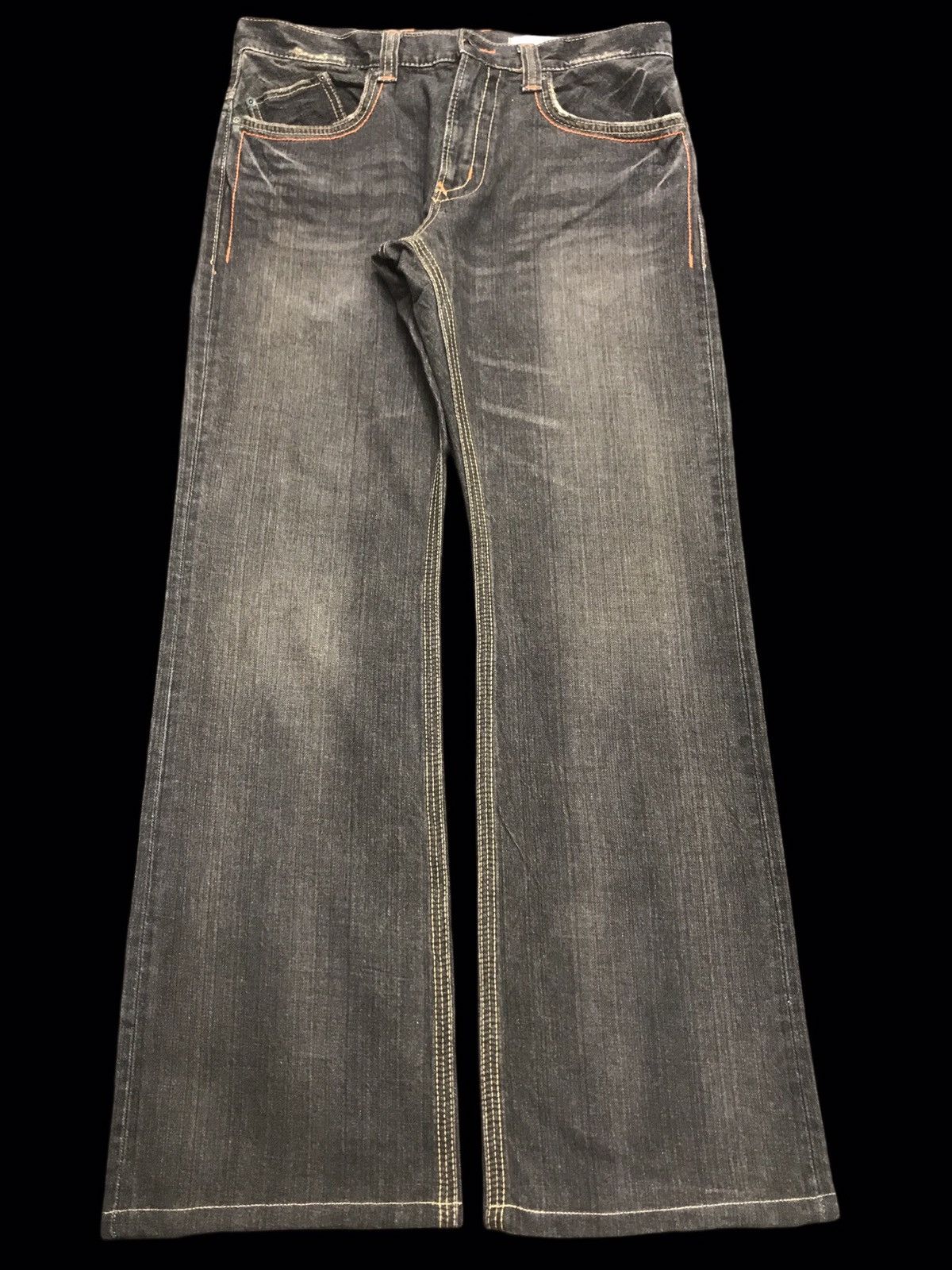 💥FLARE💥RARE ARCHIVAL EDWIN XVS MUD WASH FLARE DENIM F247
