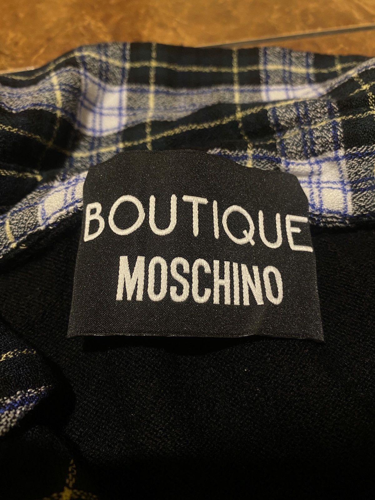 Moschino Luxury Moschino boutique Knitwear with flanel shirt Size M / US 6-8 / IT 42-44 - 2 Thumbnail