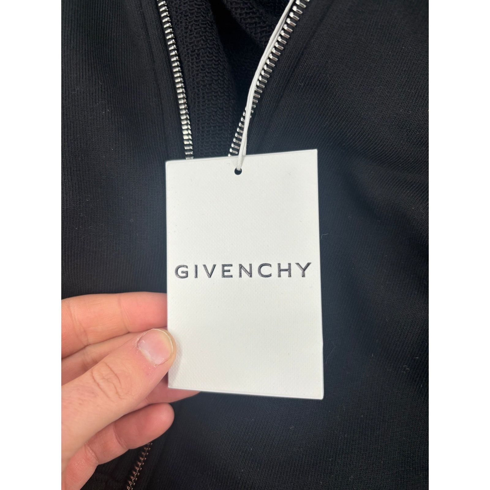 Givenchy Givenchy Men's Boxy 'Tarot' Black Full-Zip Hoodie Size XXL Size US XXL / EU 58 / 5 - 8 Thumbnail