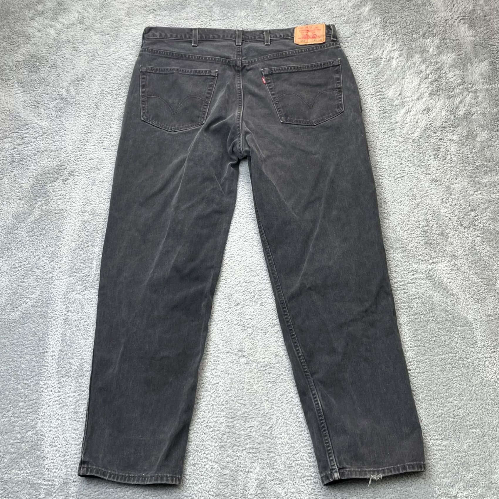 Levi's Levis 550 Jeans Mens 40x31 Black Relaxed Straight Denim Cotton Mid Rise Size US 40 / EU 56 - 2 Thumbnail