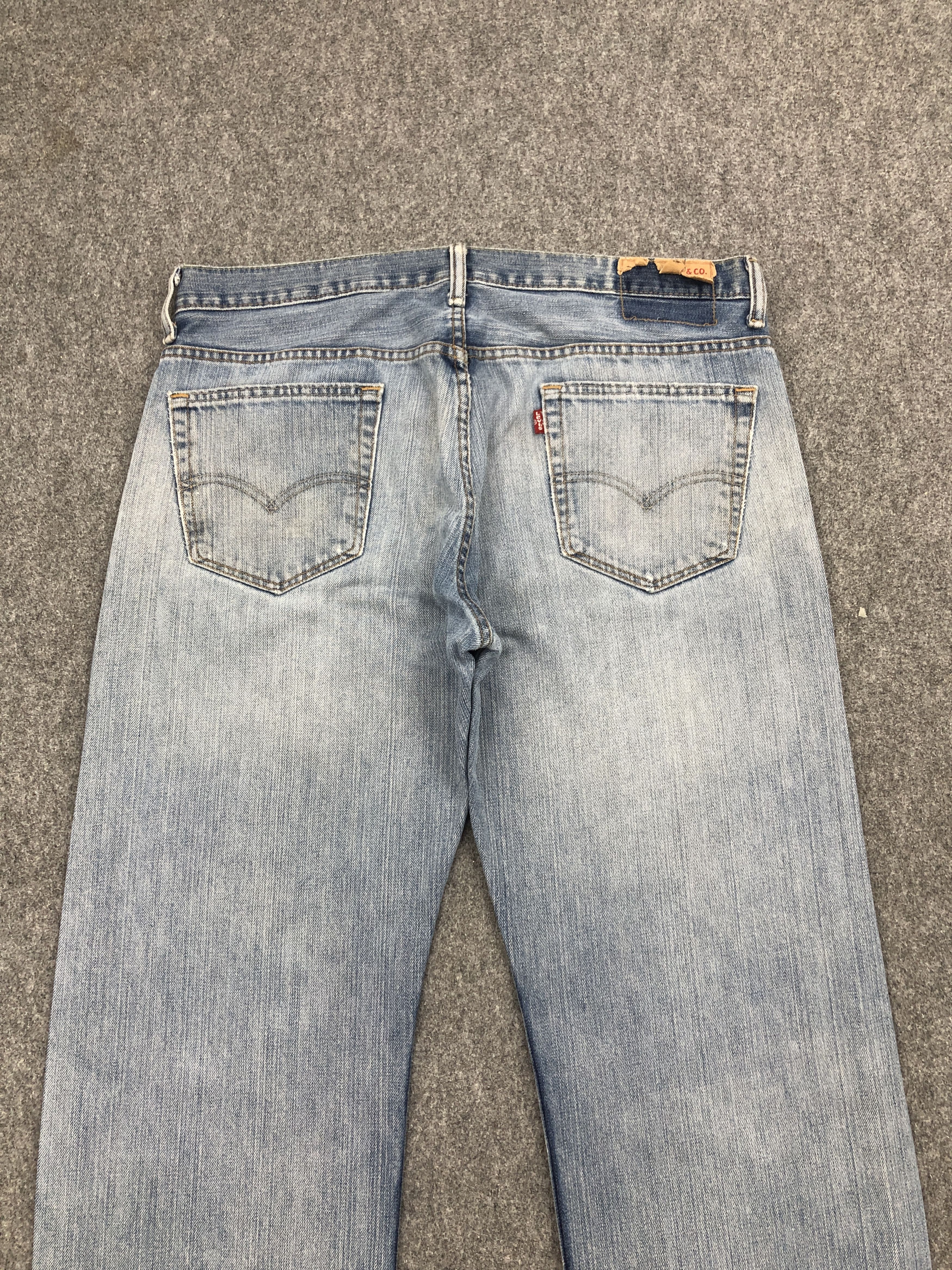 Levi's Vintage Distressed Levis 569 Faded Blue Jeans S0023 Size US 37 - 4 Thumbnail