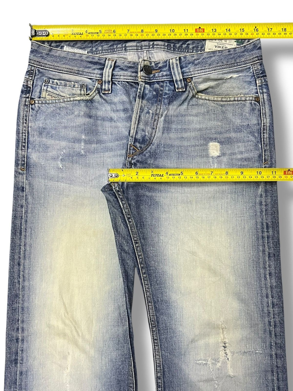 Diesel Vintage Diesel Viker Italy - Faded Wash, Distressed Denim Size US 32 / EU 48 - 17 Thumbnail