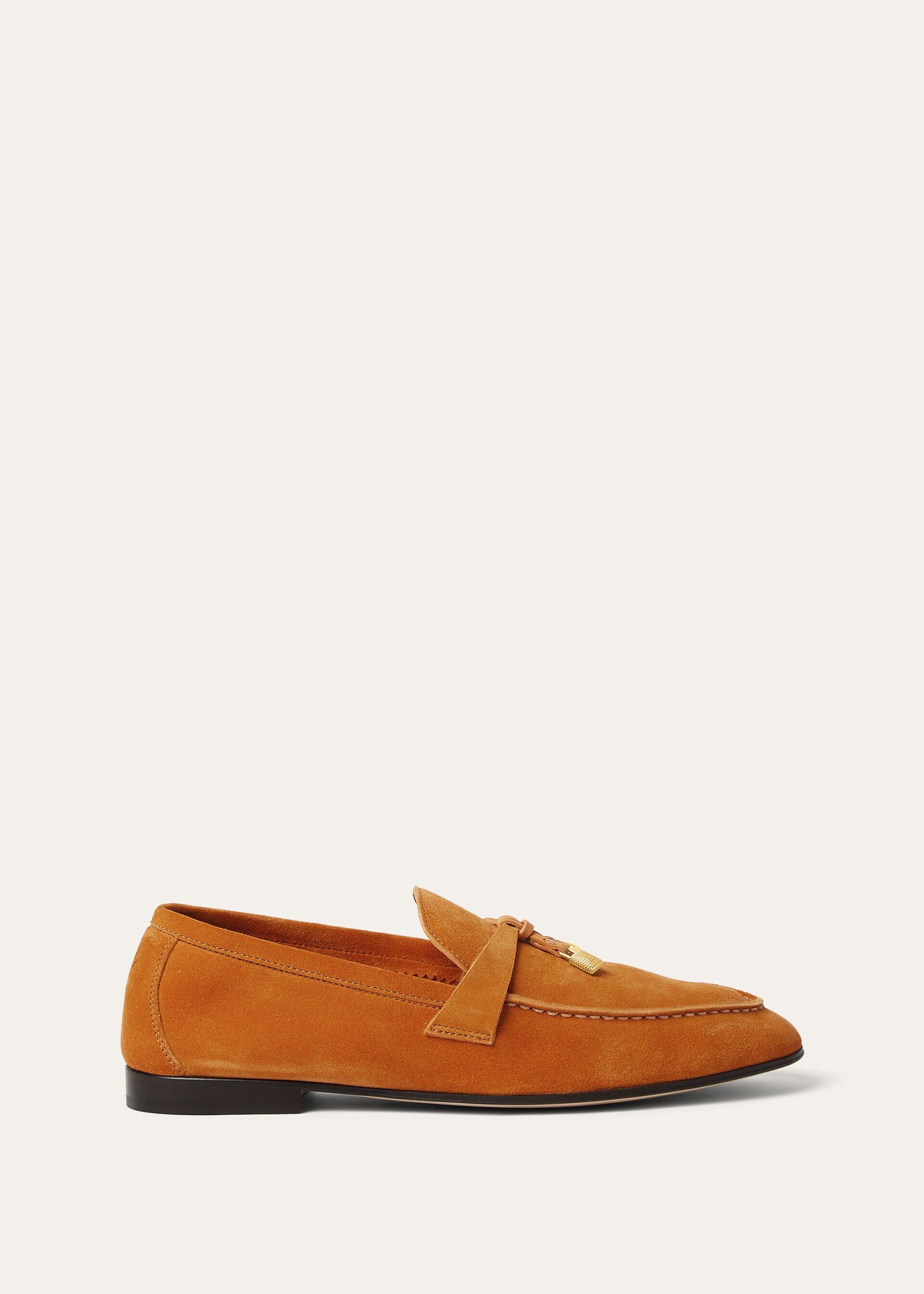 Loro Piana os11x0326 FAQ9903 Joan Loafers in Citrus Orange Size US 10 / IT 40 - 1 Thumbnail