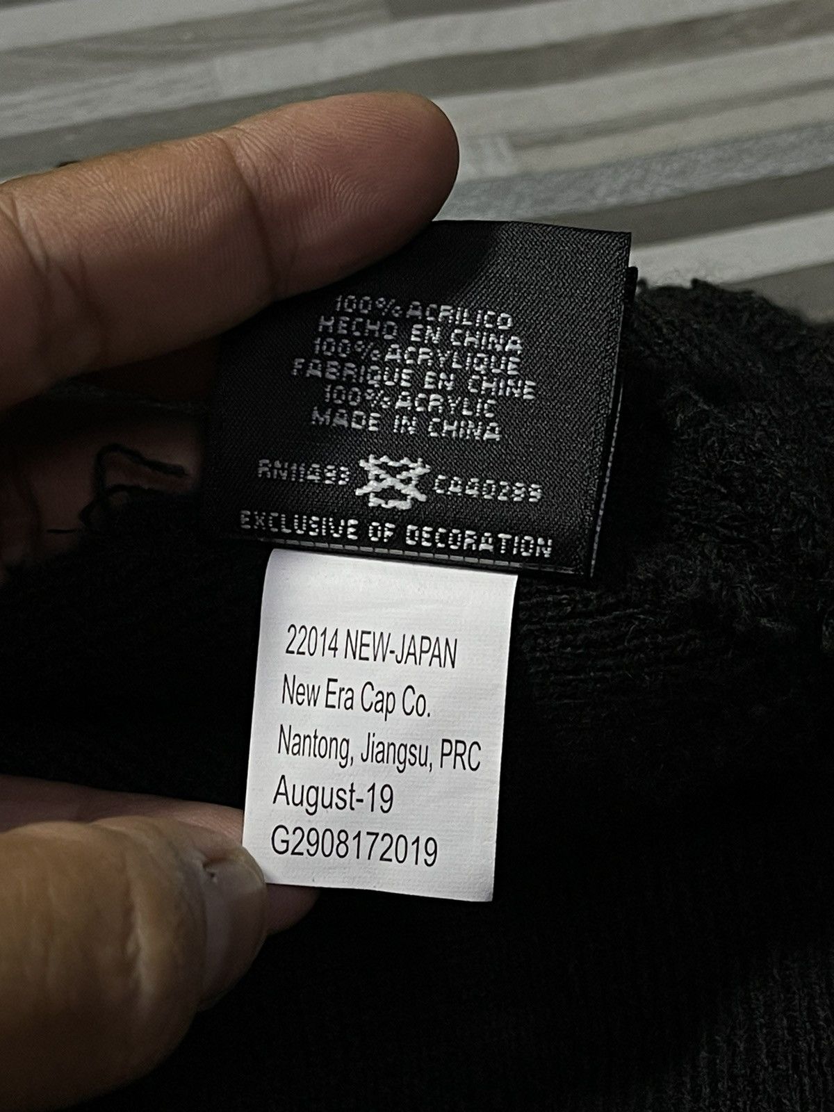 New Era × Supreme SUPREME NEW ERA BOX LOGO BEANIE "FW 19" Size ONE SIZE - 5 Thumbnail