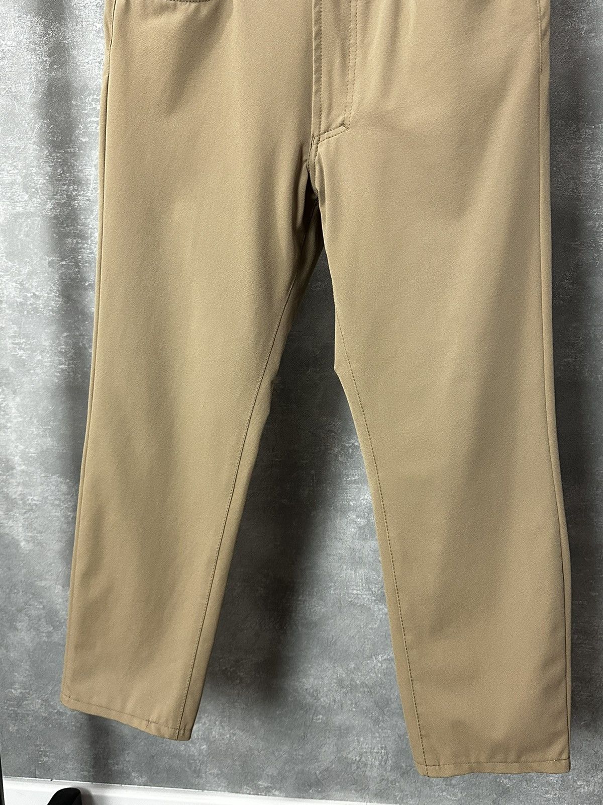 Versace Jeans Couture × Vintage Versace Jeans Couture Beige Logo Basic Women’s Pants Size 28" / US 6 / IT 42 - 4 Thumbnail