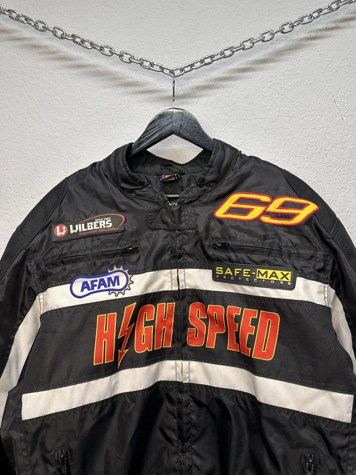 NASCAR Racing Jacket Moto Vodafone F1 Nascar Leather Red Bull Lucky Size US XXL / EU 58 / 5 - 5 Thumbnail