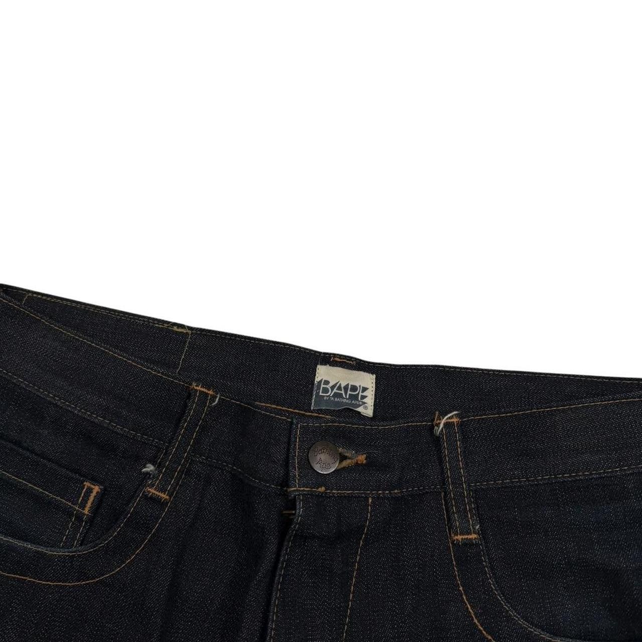 Bape Vintage 2000s Bape Bapesta Twinsta Jeans - Waist 35 Size US 35 - 6 Thumbnail