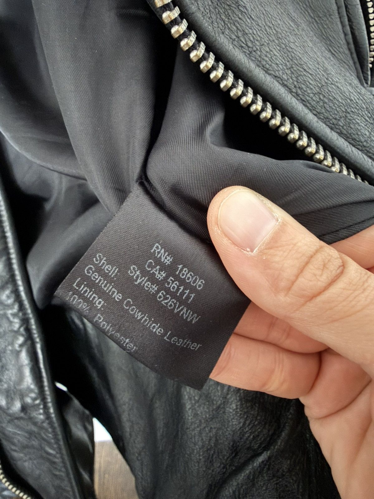 Schott Schott Black Leather Motorcycle/Biker Jacket XS Size XS / US 0-2 / IT 36-38 - 3 Thumbnail