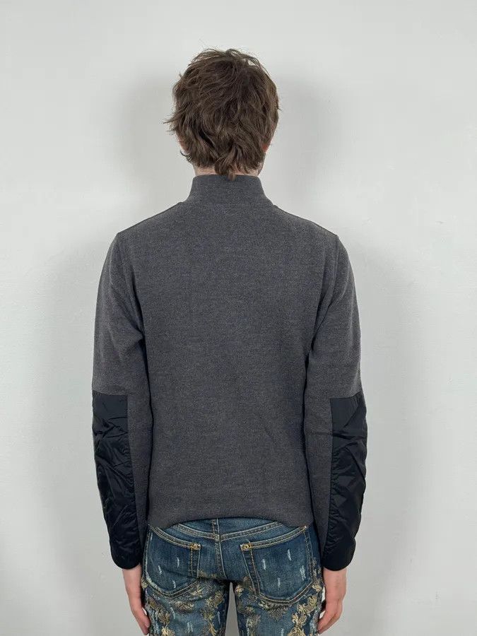 Prada AW2007 Prada Grey Wool Blend Nylon Sleeves Track Jacket Size US M / EU 48-50 / 2 - 3 Thumbnail
