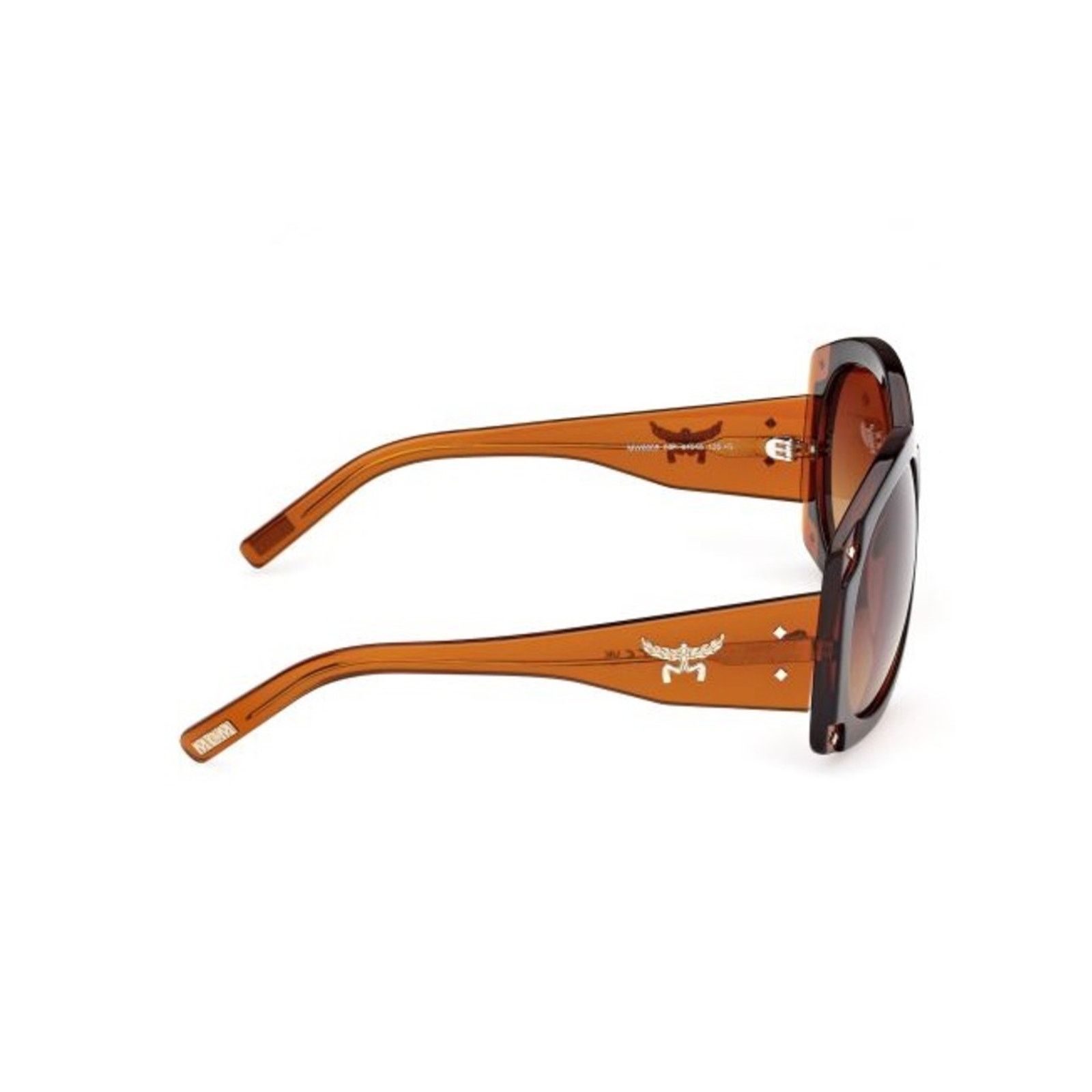 MCM New MCM Black and Brown Oversized Gradient Oval Sunglasses Size ONE SIZE - 4 Thumbnail