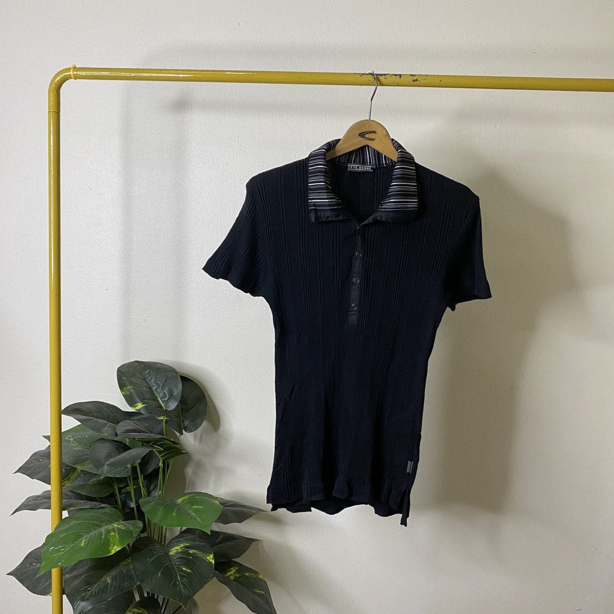 Tete Homme By Issey Miyake Avant Garde Polo T Shirt Size US S / EU 44-46 / 1 - 1 Thumbnail