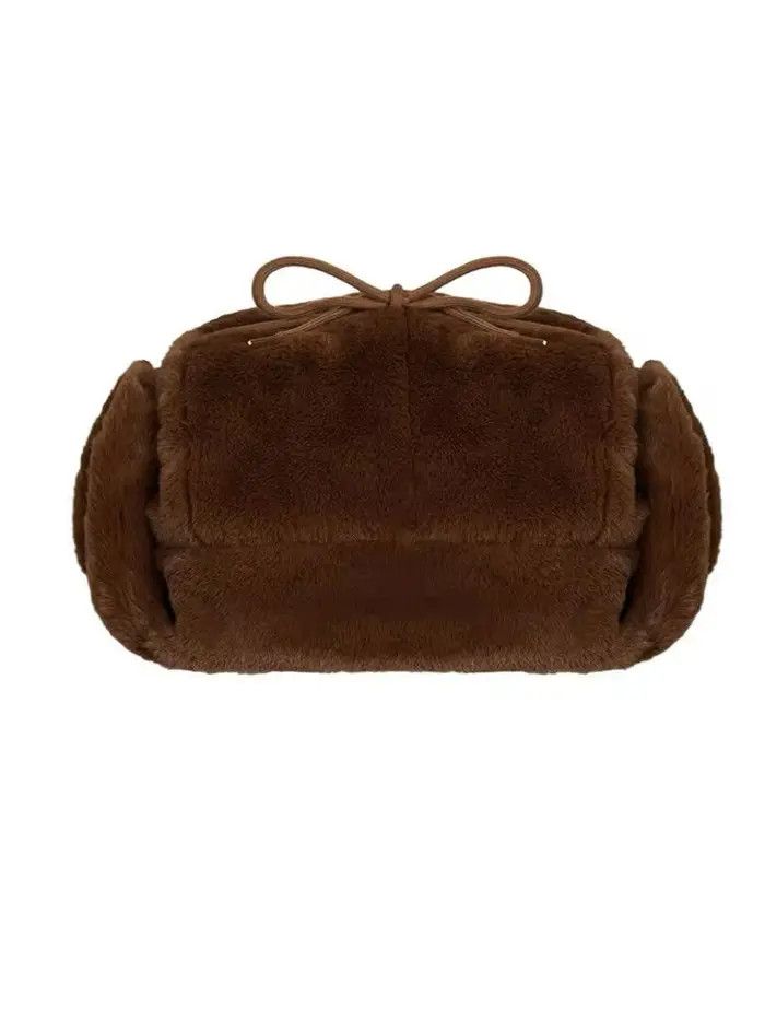 Other Winter Warm Brown Cute Hat Size ONE SIZE - 2 Thumbnail