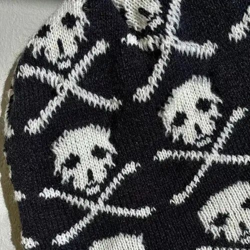Japanese Brand SKELETON BEANIE Size ONE SIZE - 3 Thumbnail