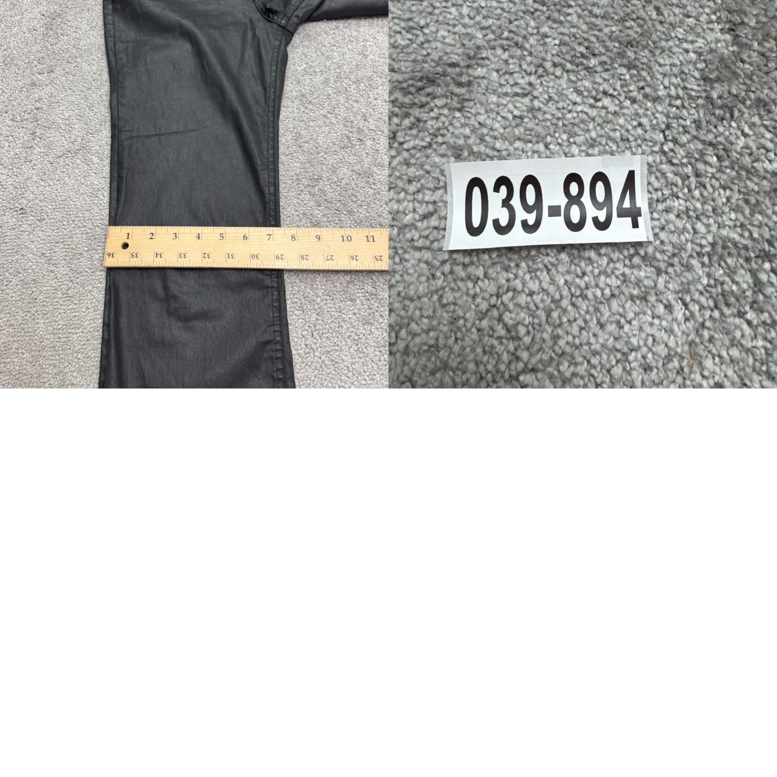Zara Zara Pants Womens 8 Black Flared Faux Leather Side Zip Button 25 Inseam Stretch Pockets Casual Travel Vintage No (if required) Size 30" / US 8 / IT 44 - 10 Thumbnail